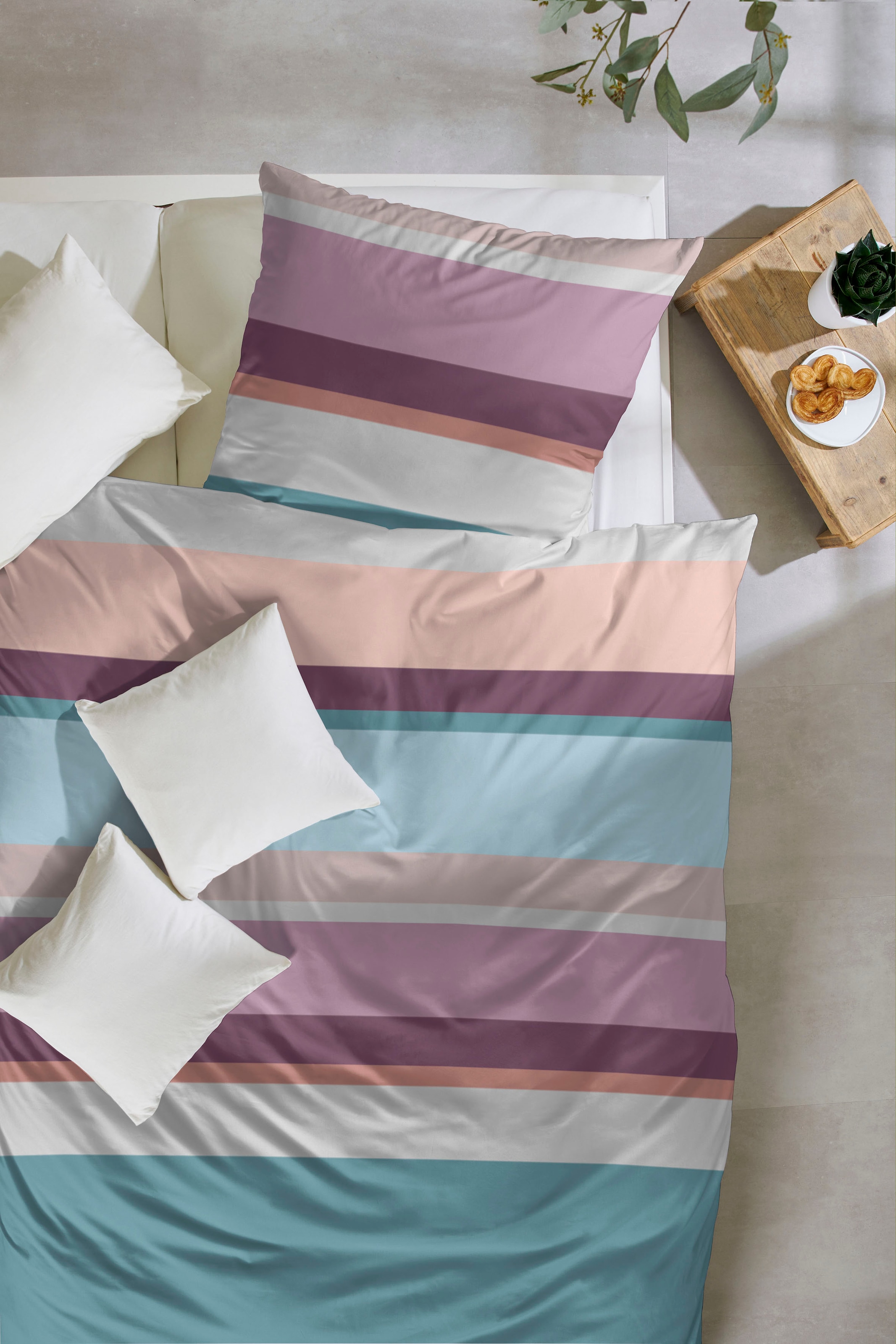 Primera Bettwäsche »Heavy Stripe«, mit modernen Streifen in frischen Farben