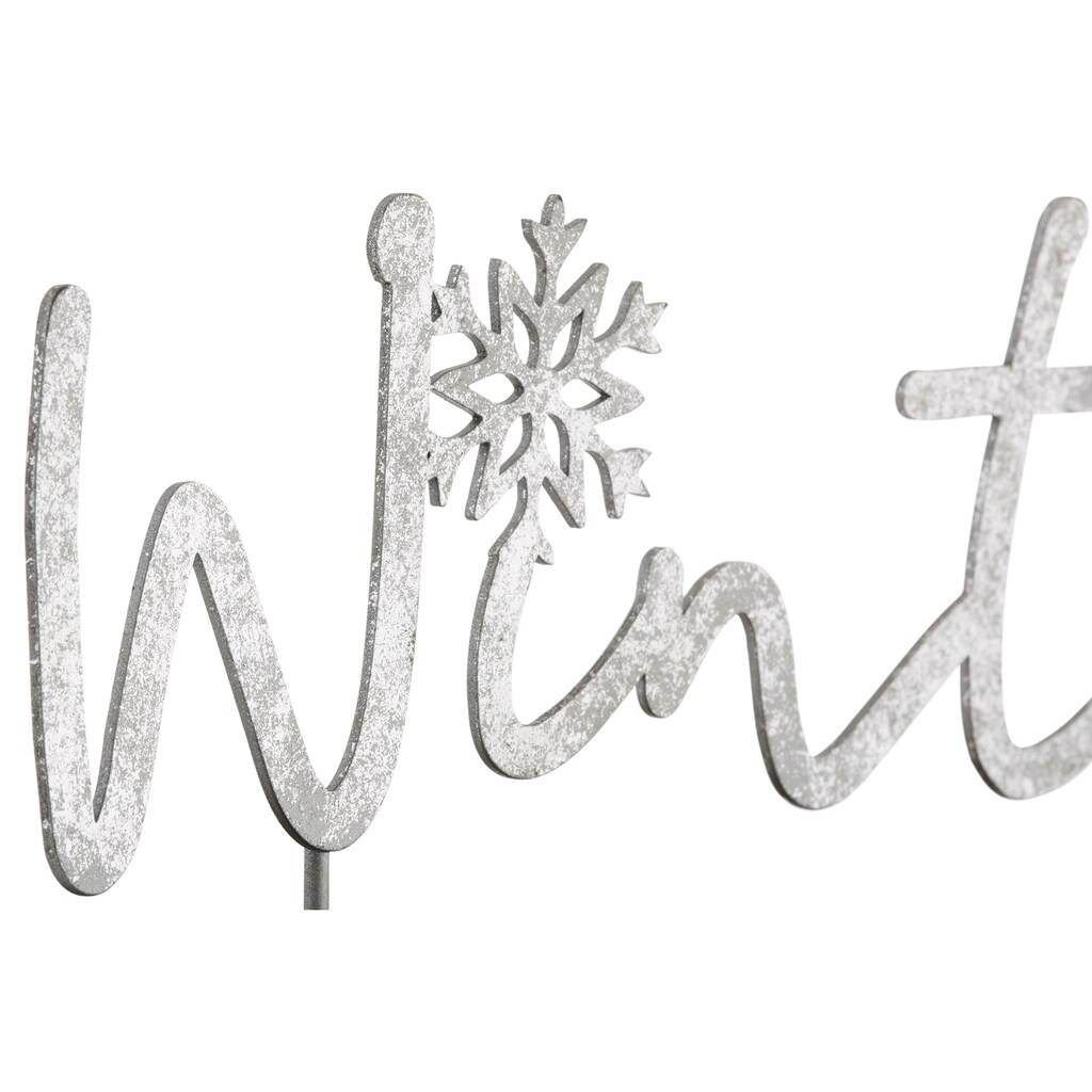 RIFFELMACHER & WEINBERGER Deko-Schriftzug »Winter, Weihnachtsdeko«