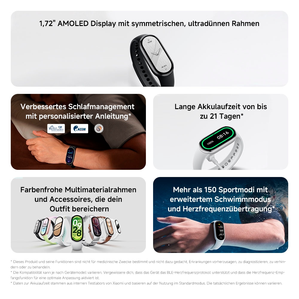 Xiaomi Fitness-Tracker »Smart Band 10 Ceramic Edition«