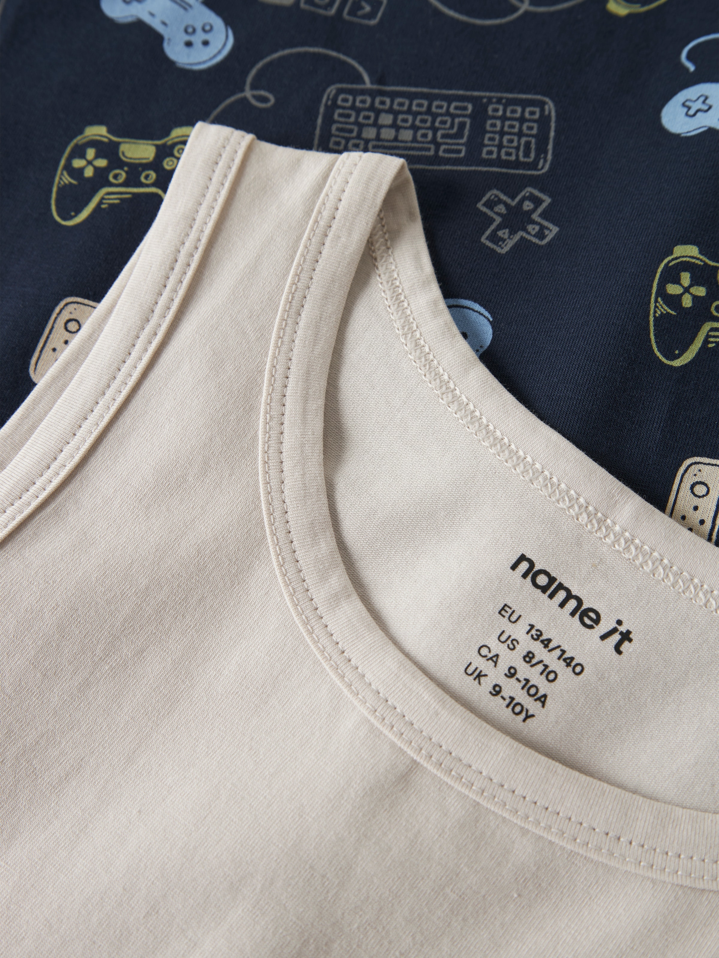 Name It Unterhemd »NKMTANK TOP 2P NAVY GAMER NOOS« Packung, 2 Stk.