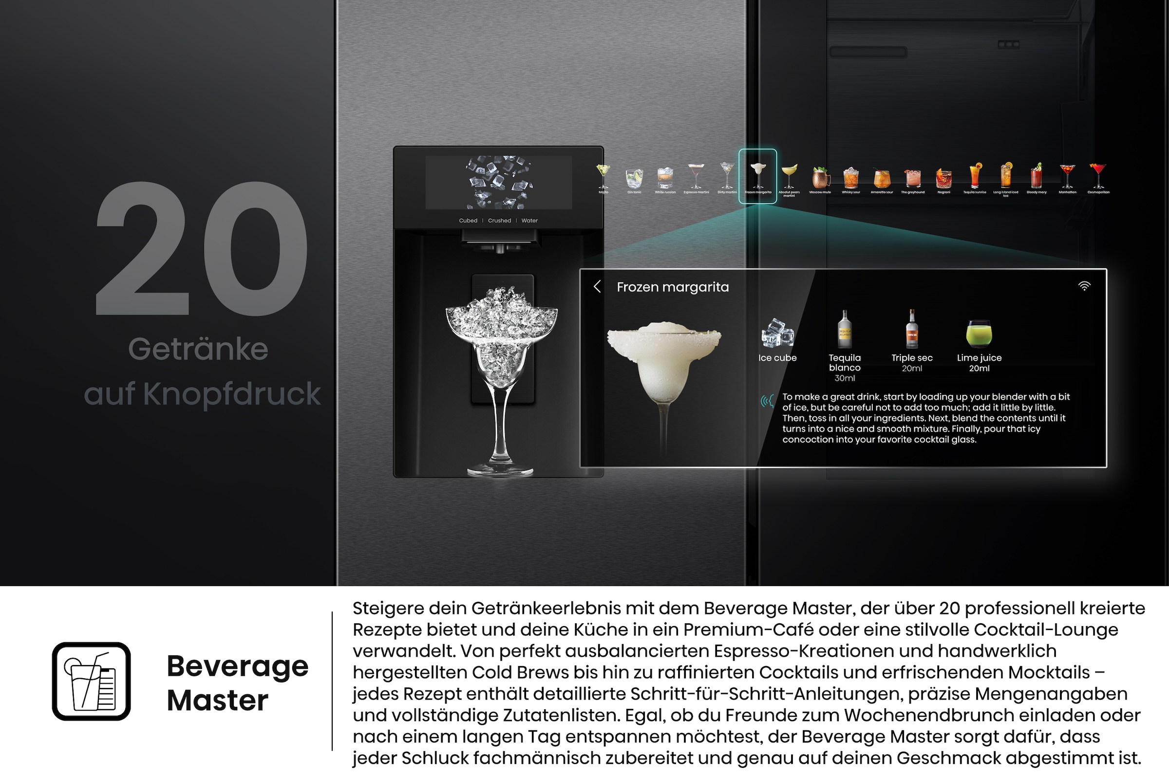 Hisense Multi Door »RQ600P7SKE« 179 cm hoch 91,4 cm breit PureViewDoor - immer sehen was im Kühlschrank ist