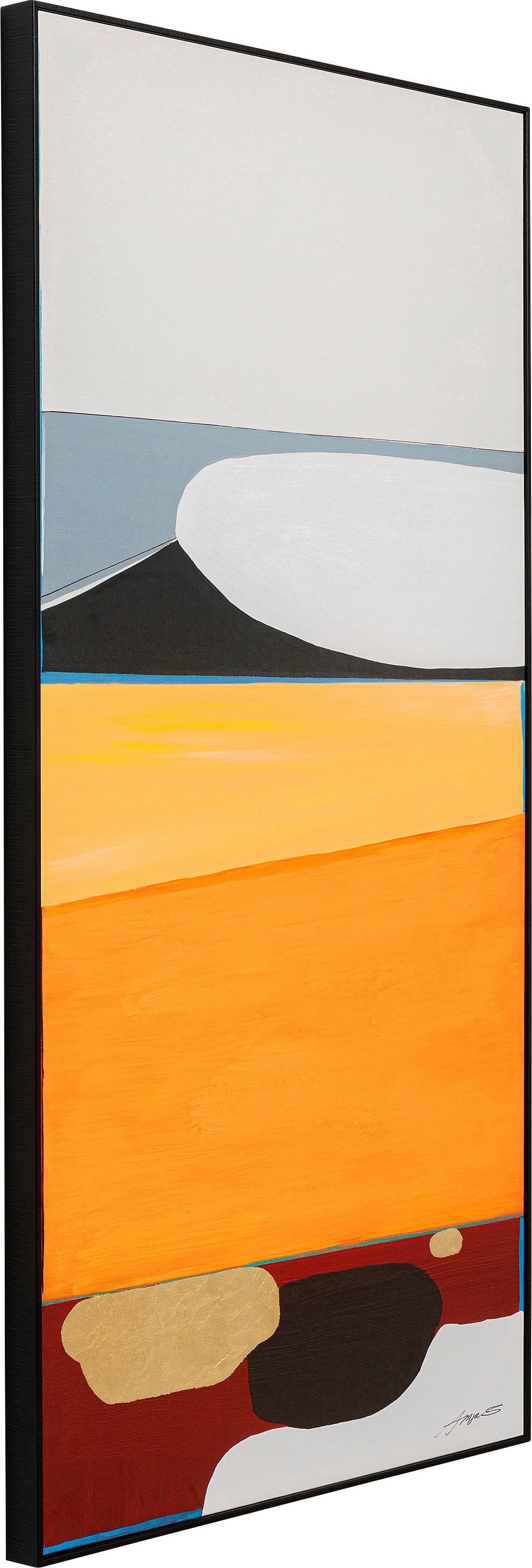 Kare Design Bild mit Rahmen »Gerahmtes Bild Abstract Shapes«