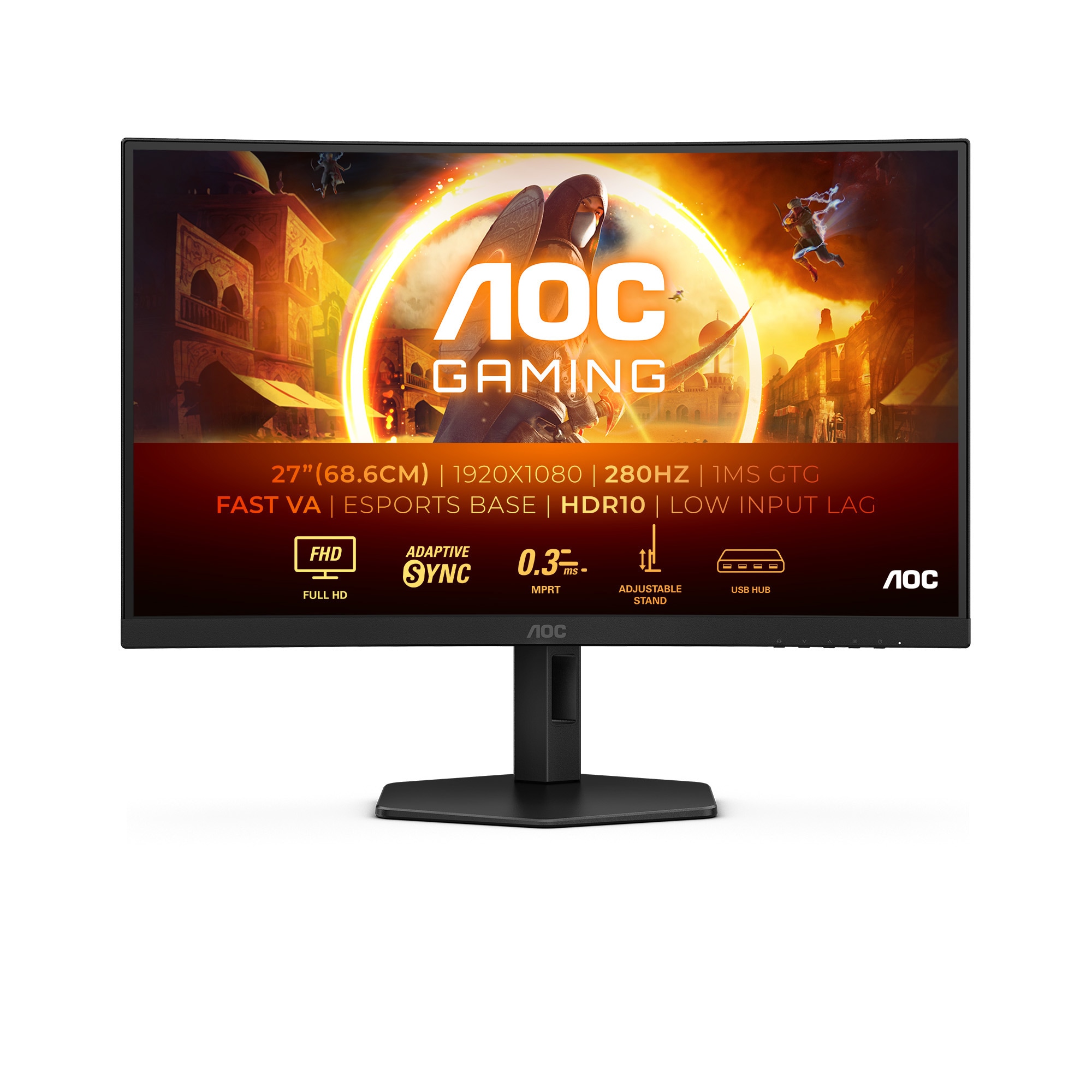 Curved-Gaming-Monitor »C27G4ZXU«, 68,6 cm/27 Zoll, 1920 x 1080 px, Full HD, 0,3 ms...