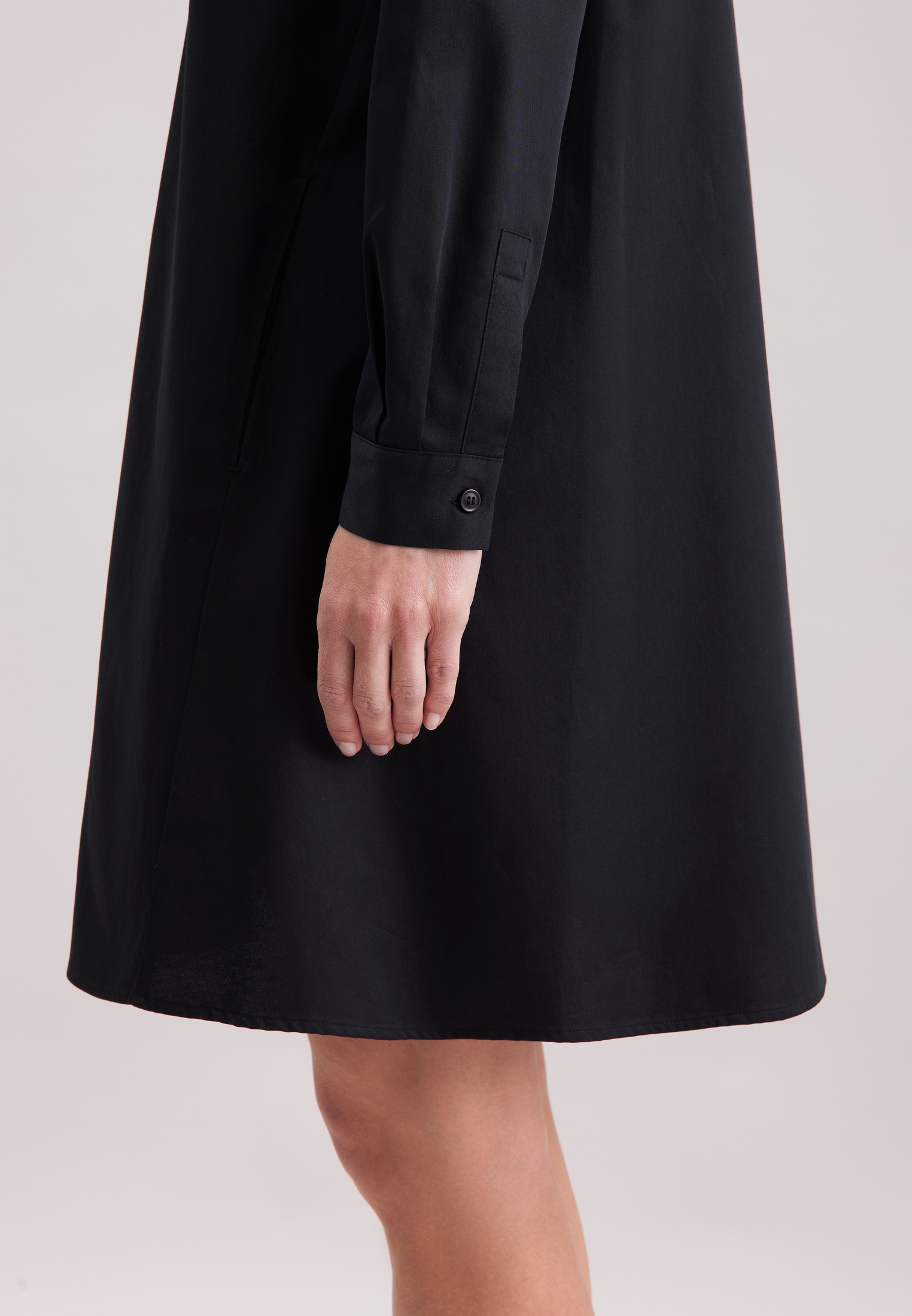 seidensticker Sommerkleid »Schwarze Rose« 1/1 Kragen Uni