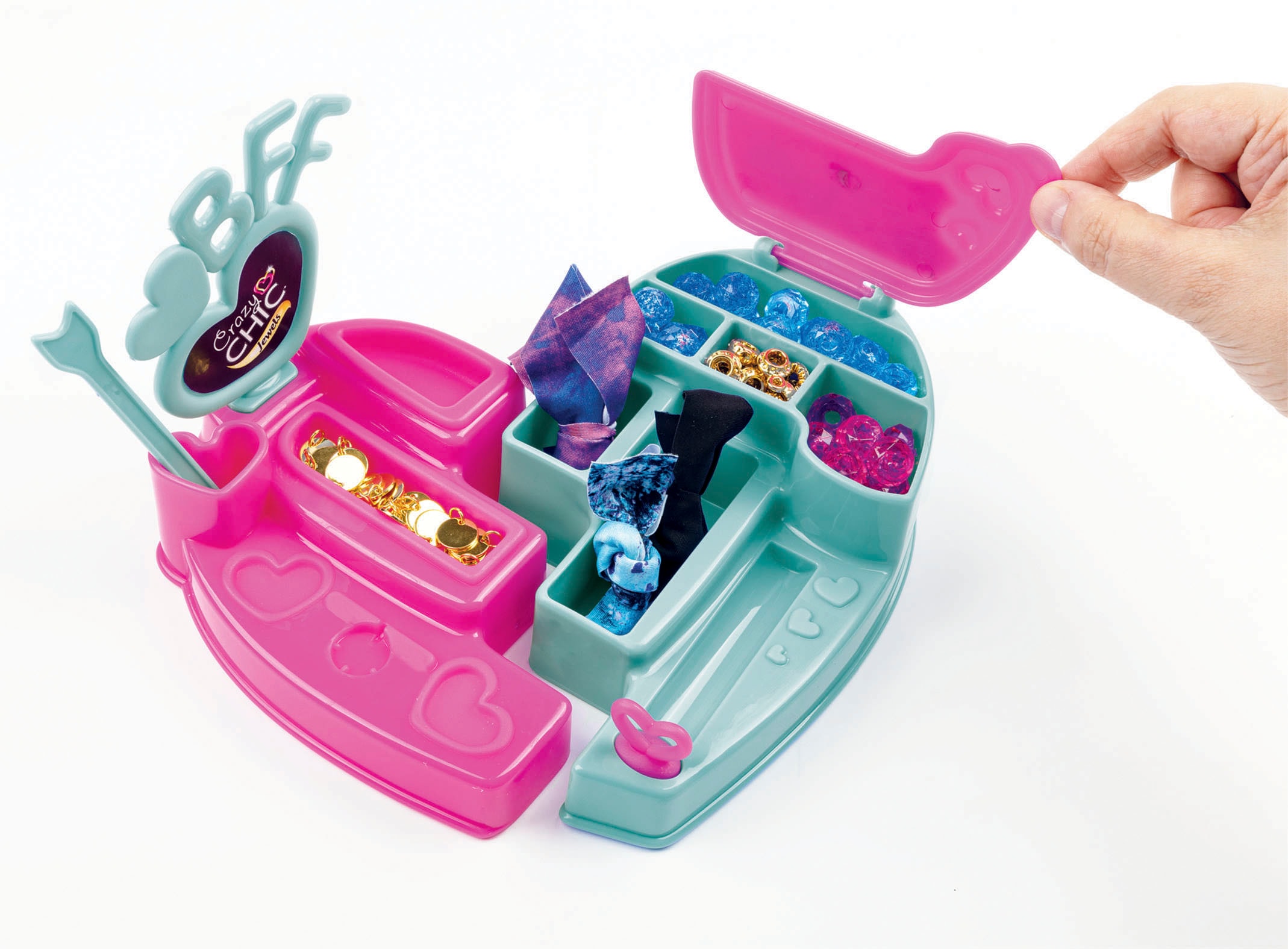 Clementoni® Kreativset »Crazy Chic, BFF Schmuck-Atelier«