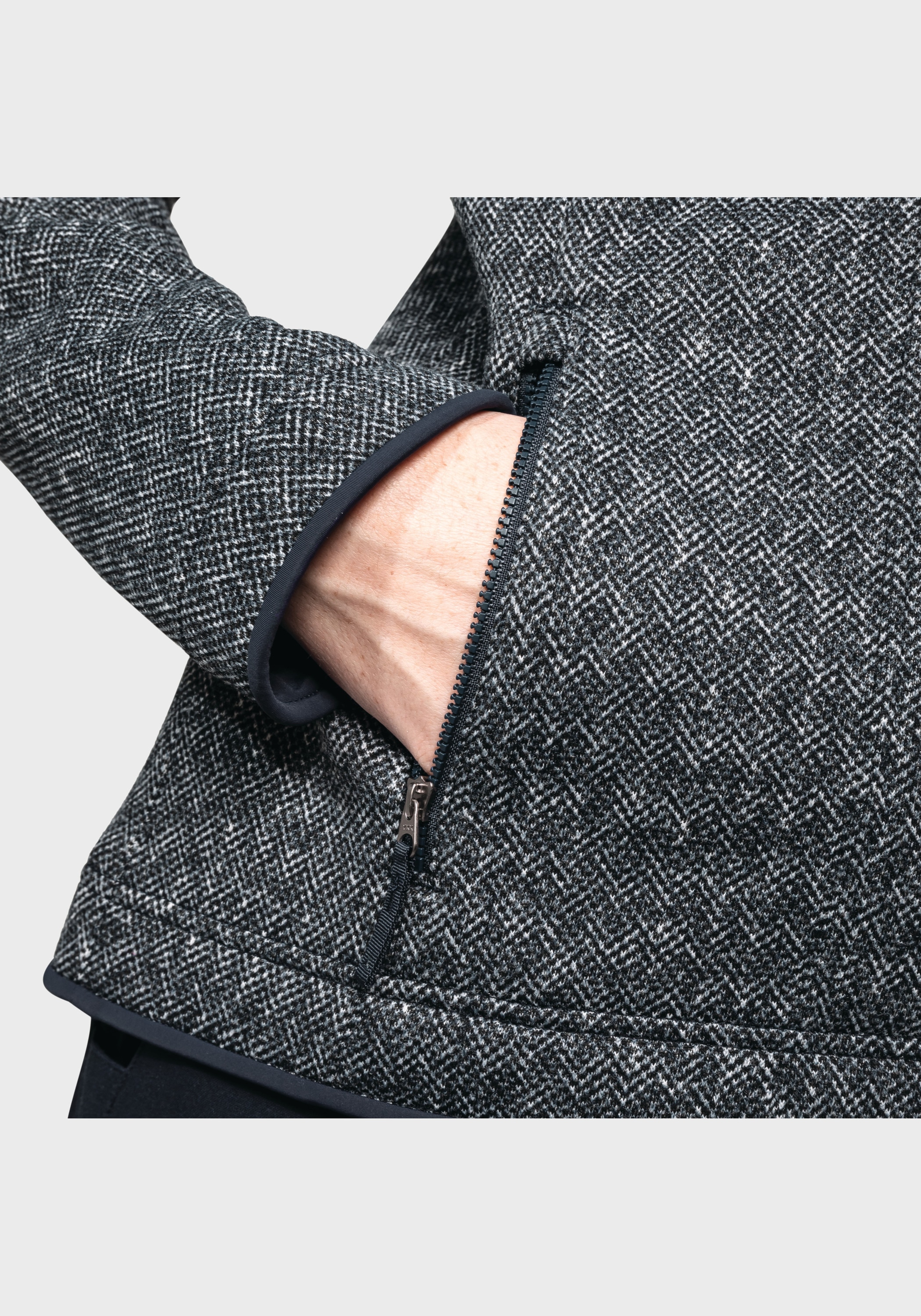 Schöffel Fleecejacke »Fleece Hoody Aurora L«, mit Kapuze