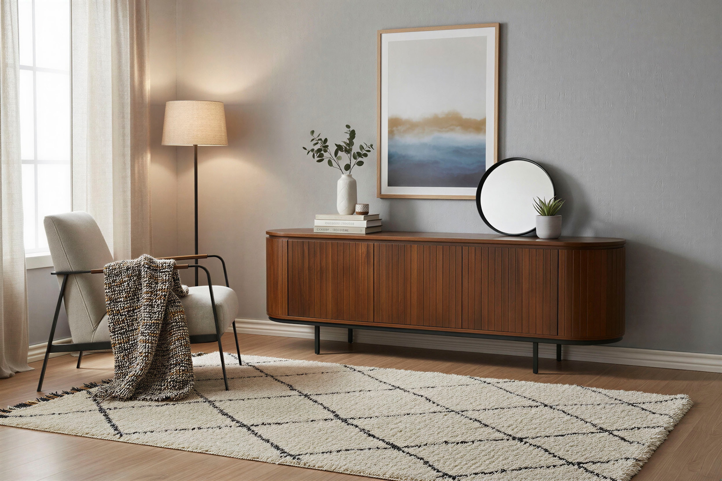 SIT Lowboard »MANGO NATURAL« 1 Stk. tlg. mit Lamellenfront