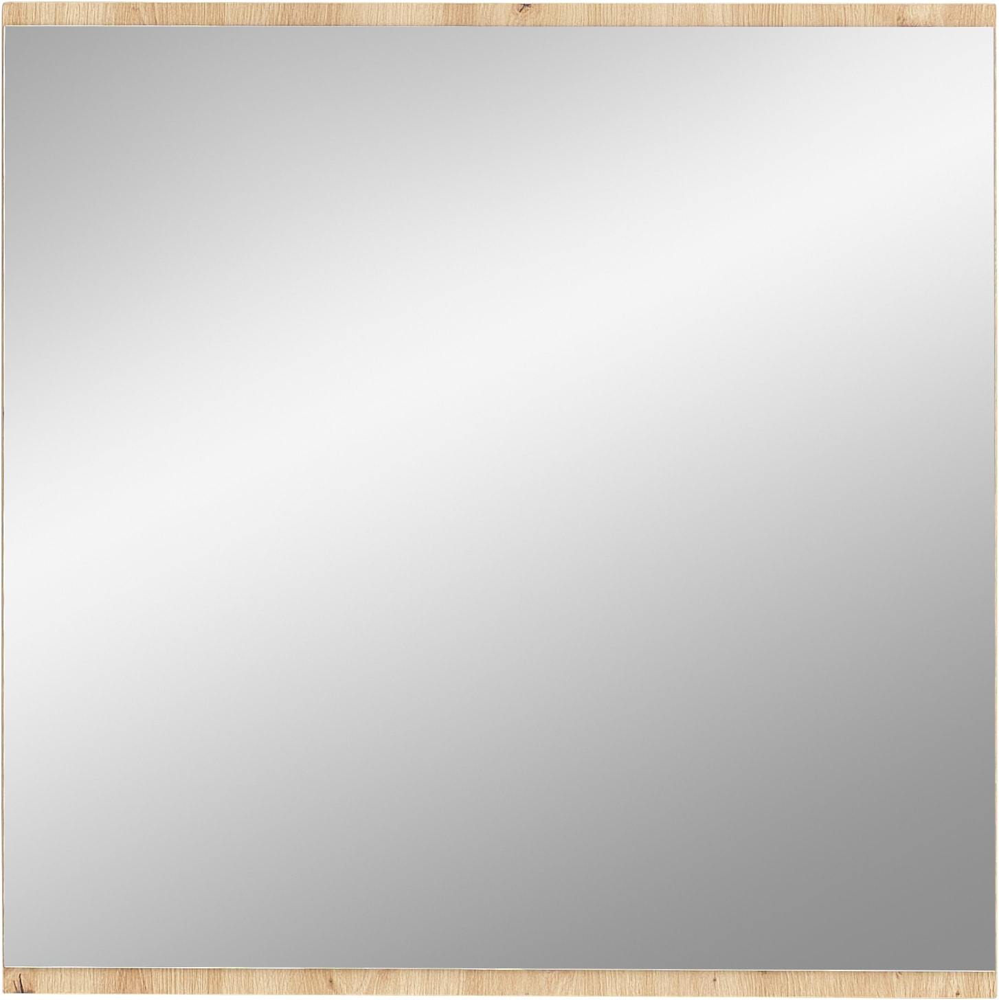 HBZ Spiegel »Lagos Garderobenspiegel, BxHxT 80x80x2 cm«, (1 St.), Mit filligraner Absetzung in Eiche Artisan Dekor