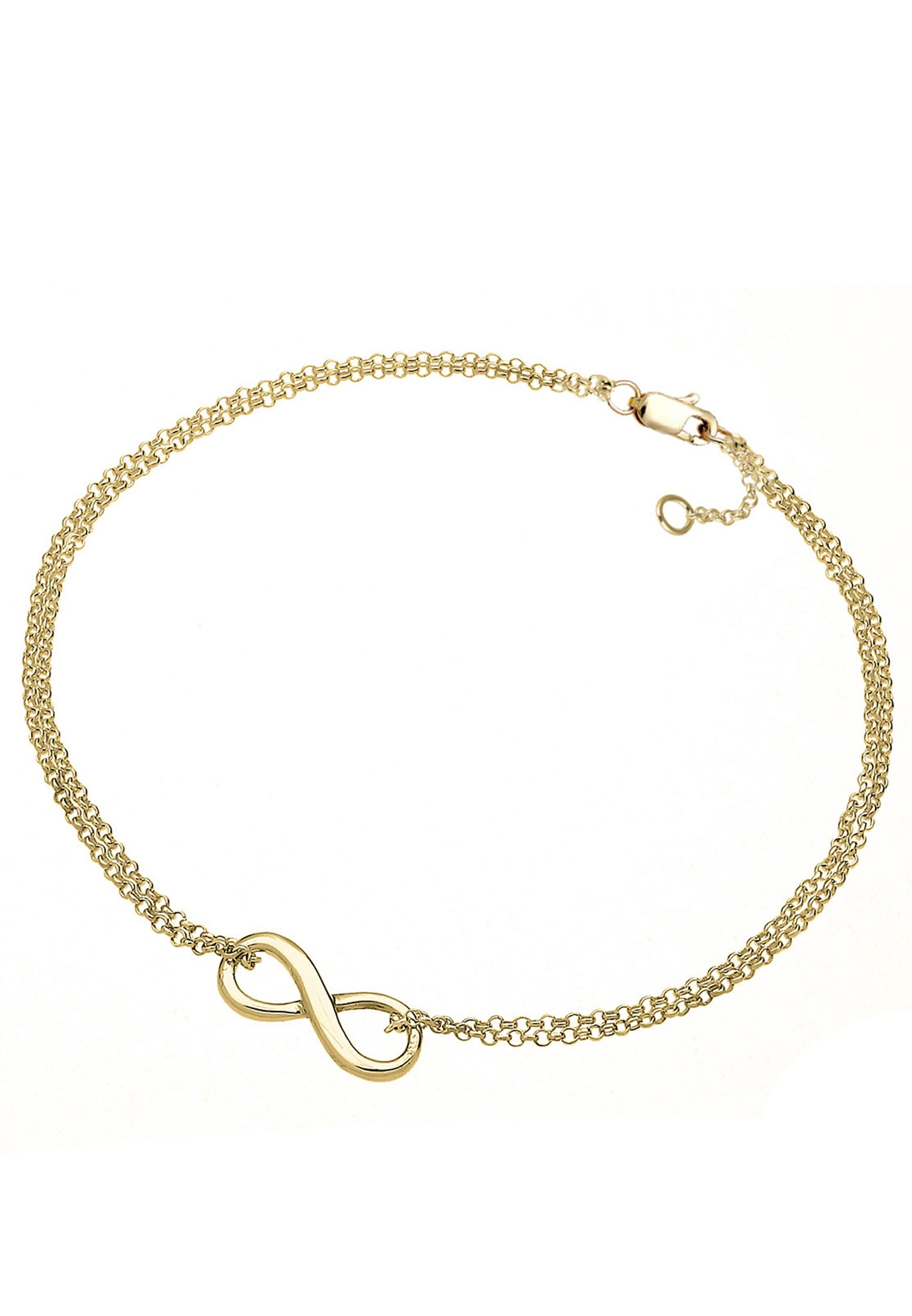 Elli Premium Armkette »Armband Infinity 375 Gelbgold«