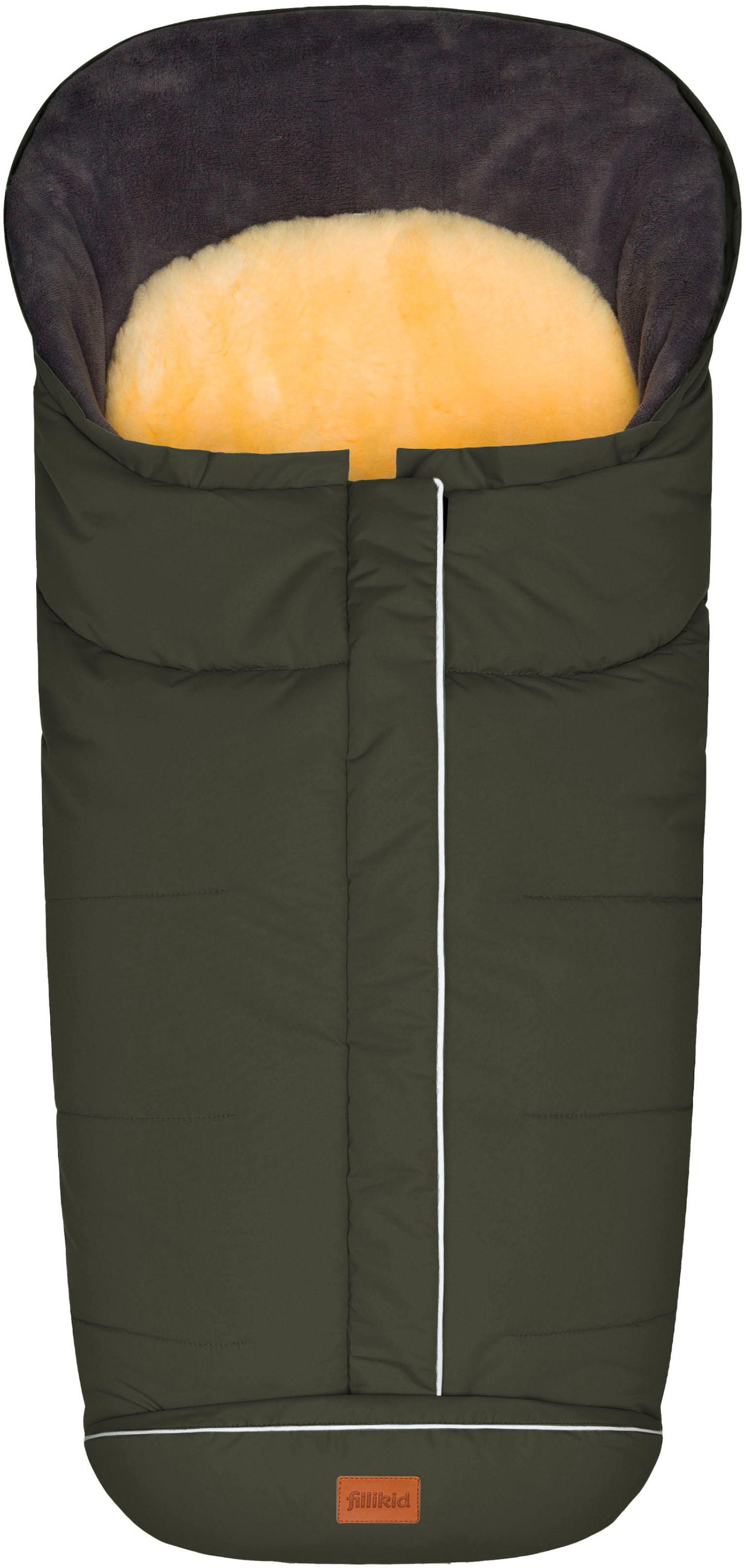 Fillikid Fußsack »Nanga Lammfell, Winterfußsack« mit herausnehmbarer Lammfellauflage