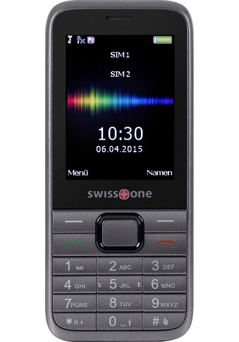Swisstone Handy »SC 560«, dunkelgrau, (6,1 cm/2,4 Zoll, 1 MP Kamera) kaufen