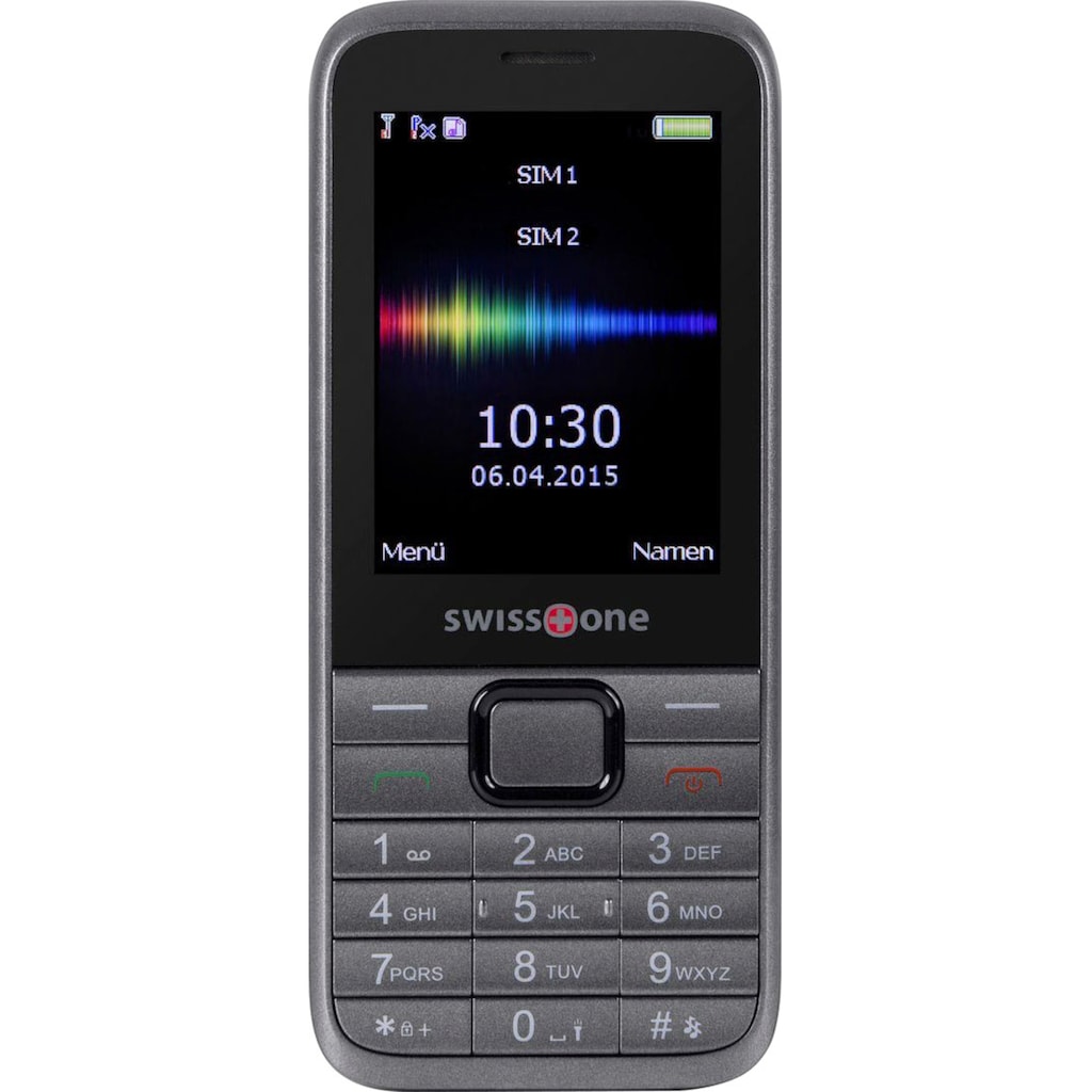 Swisstone Handy »SC 560«, dunkelgrau, 6,1 cm/2,4 Zoll, 1 MP Kamera