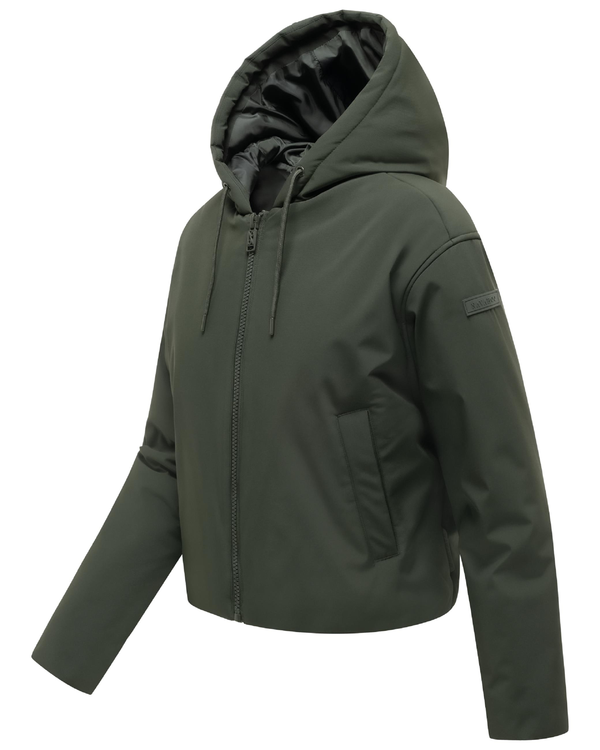 Navahoo Winterjacke »Bomberjacke Biscuitaa 14« mit Kapuze Kurze warme Damenjacke