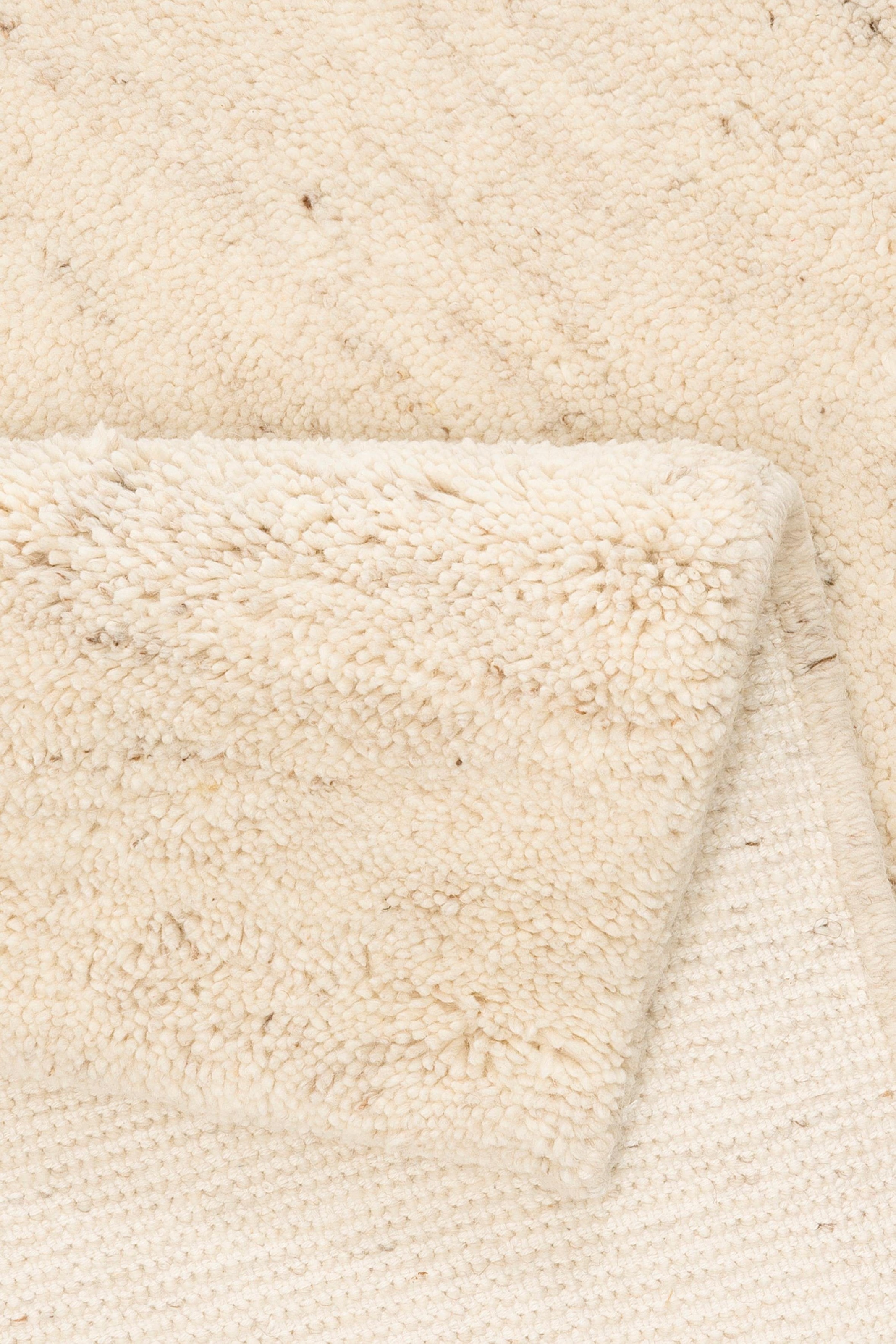 OTTO home Wollteppich »Mohan« rechteckig 25 mm Höhe echter Berber aus Marokko, reine Wolle, Woll-Shaggy, handgeknüpft