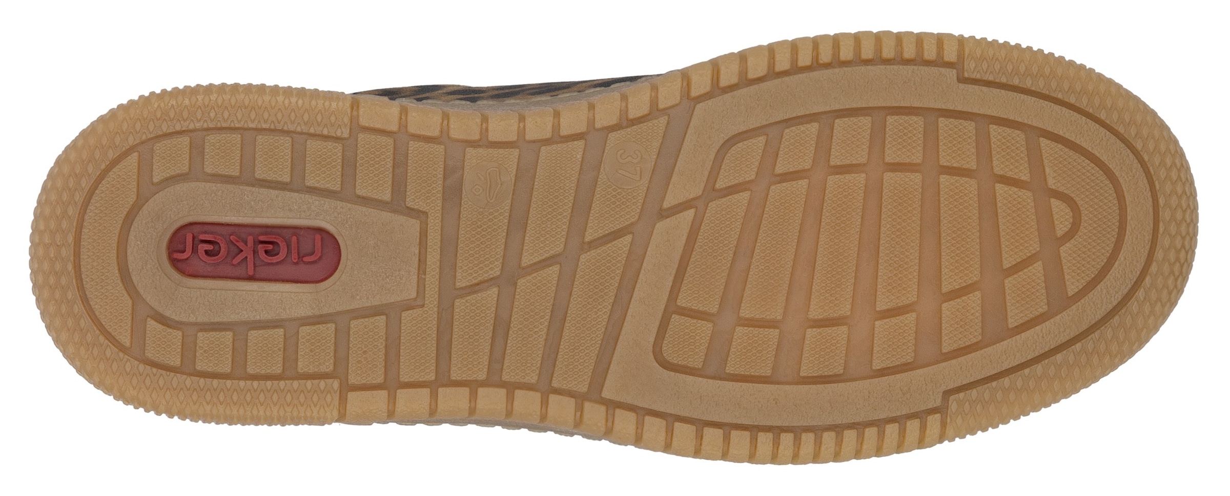 RIEKER Sport Plateausneaker, Freizeitschuh, Halbschuh, Schnürschuh in veganer Verarbeitung