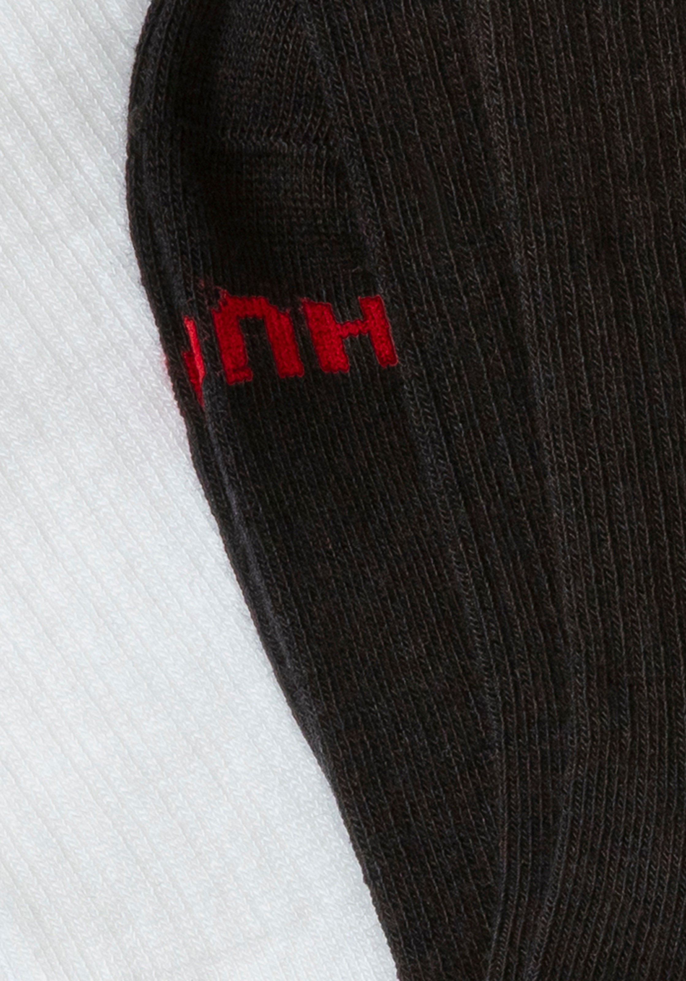HUGO Underwear Freizeitsocken »3P QS MESSAGES CC«, (Packung, 3 Paar, 3er Pack), mit Logoschriftzug