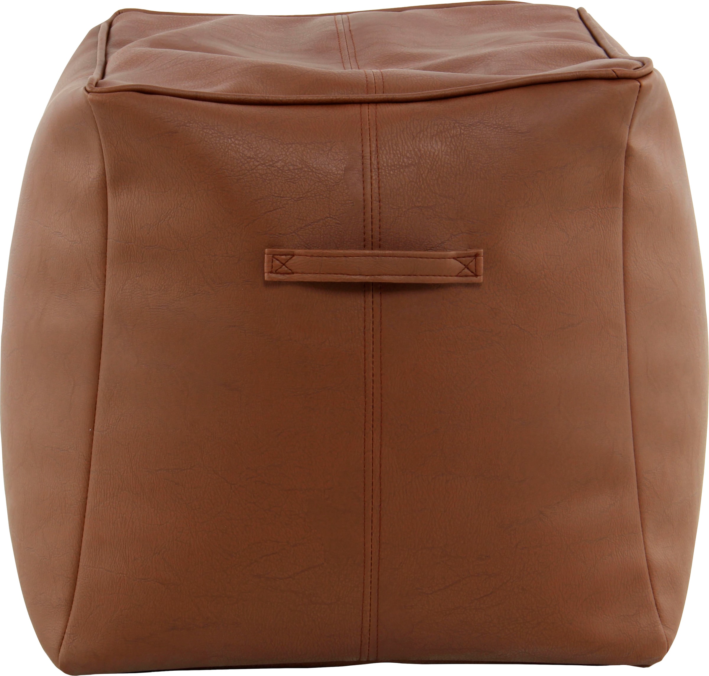 Kayoom Sitzwürfel »Pouf Travis 825, strapazierfähige, abwaschbare Oberfläche«, (1 St.), modern, pflegeleicht, vielseitig verwendbar, für Innenräume