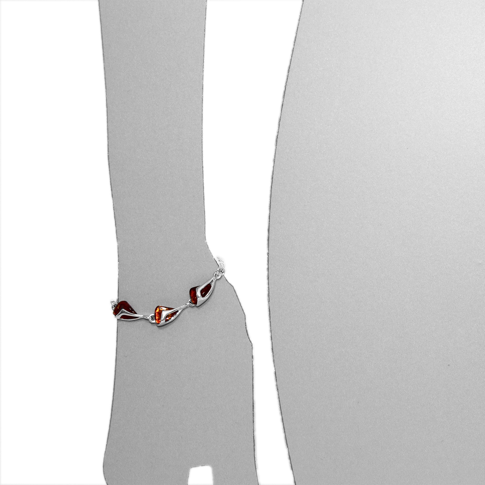 OSTSEE-SCHMUCK Armband »- Tilde - Silber 925/000 - Bernstein«