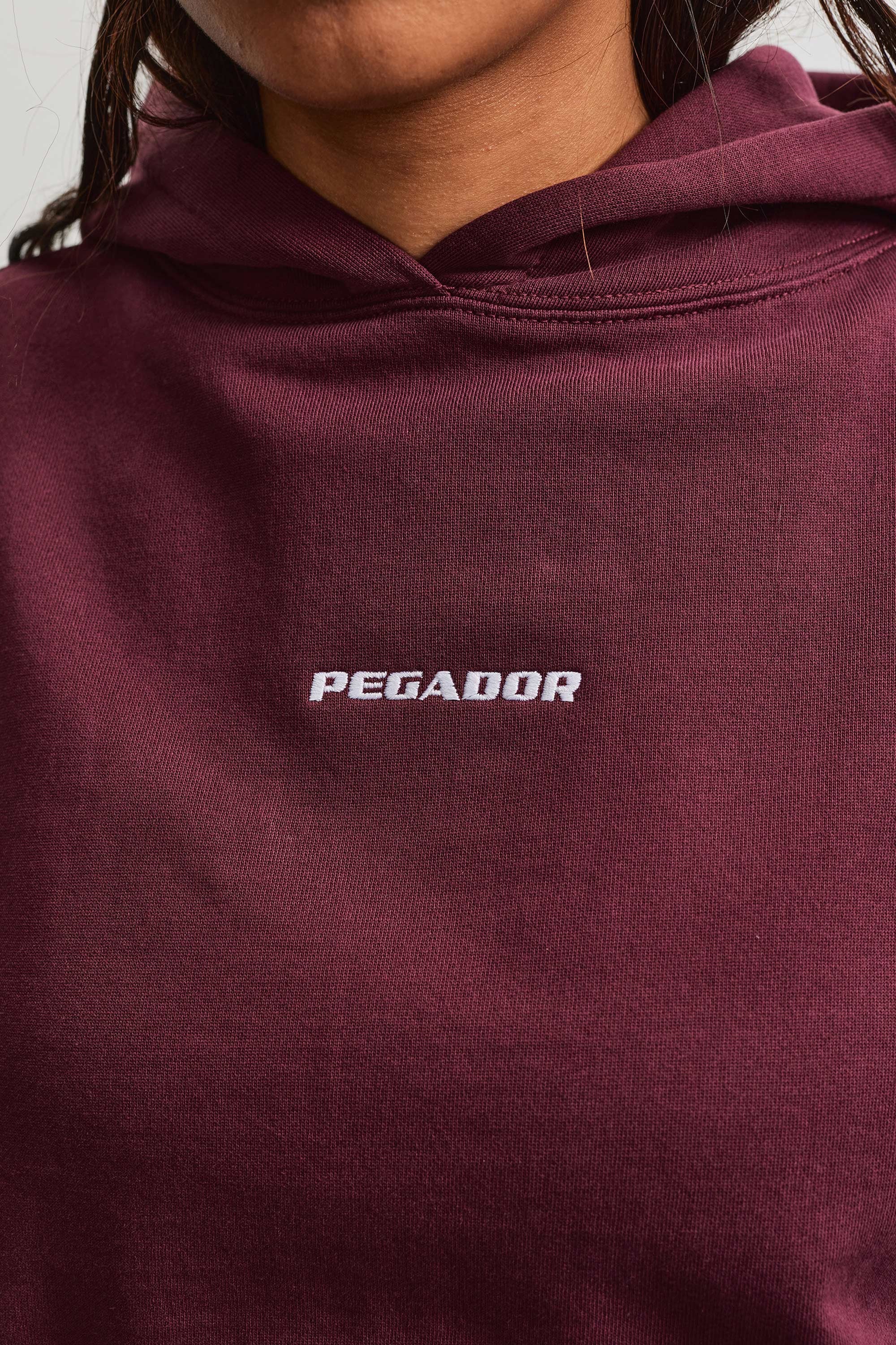 PEGADOR Kapuzensweatshirt »CLARITA LOGO OVERSIZED HOODIE«, Baumwollmischung, oversize
