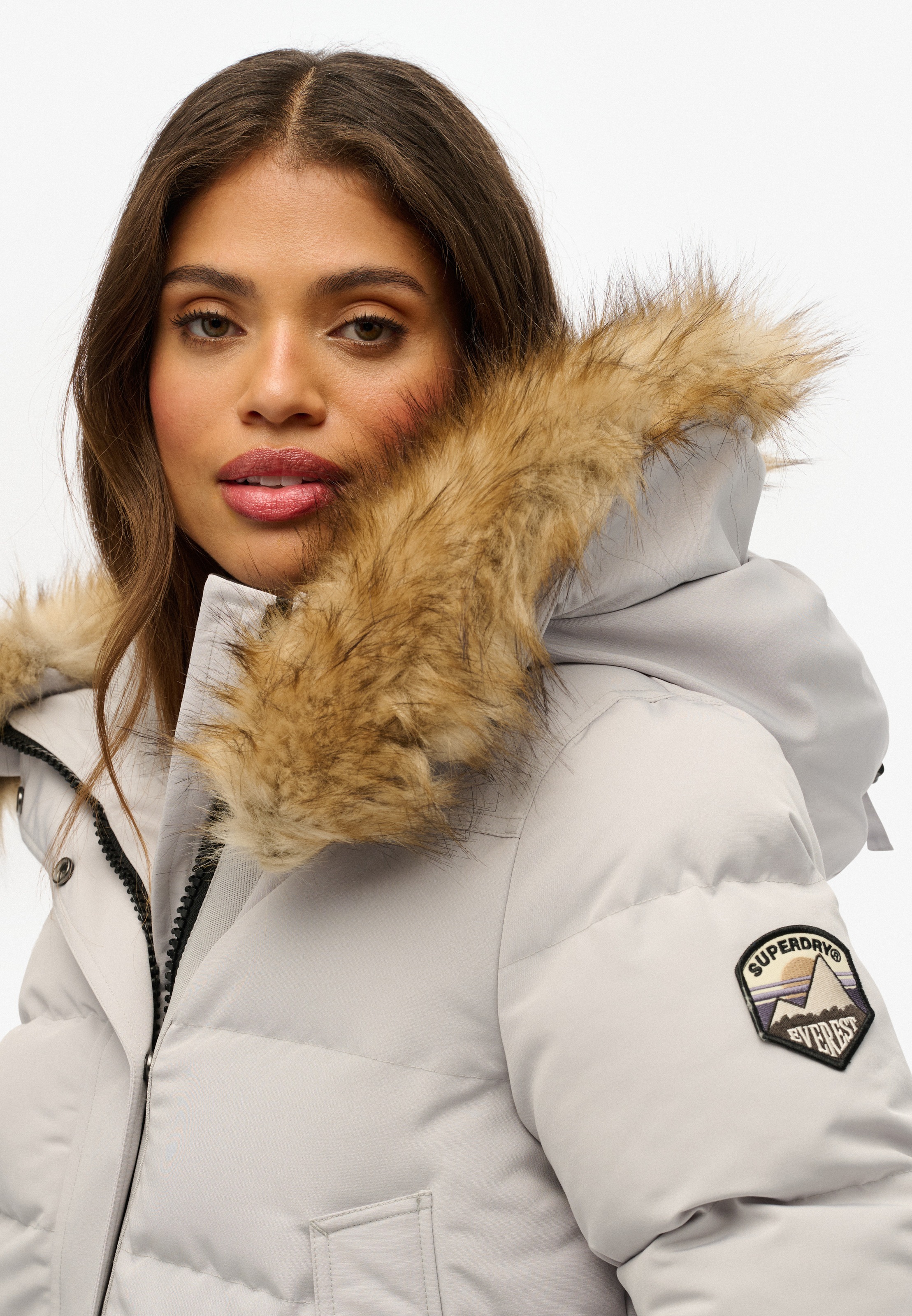 Superdry Steppjacke »EVEREST HOODED BOMBER JKT«, mit Kapuze