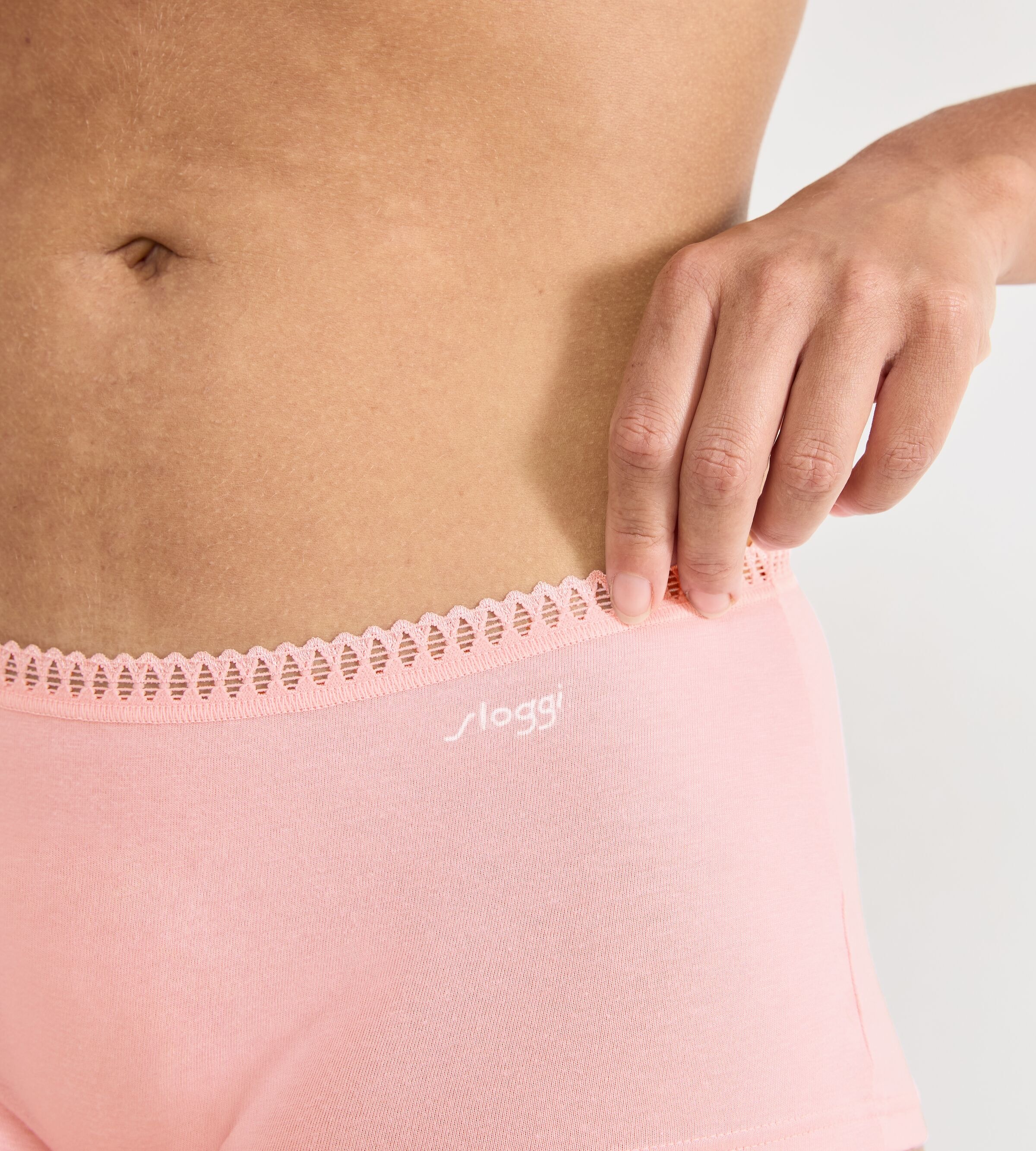 sloggi Panty »GO Crush Short C3P« 3er Pack,  mit Spitzendetails