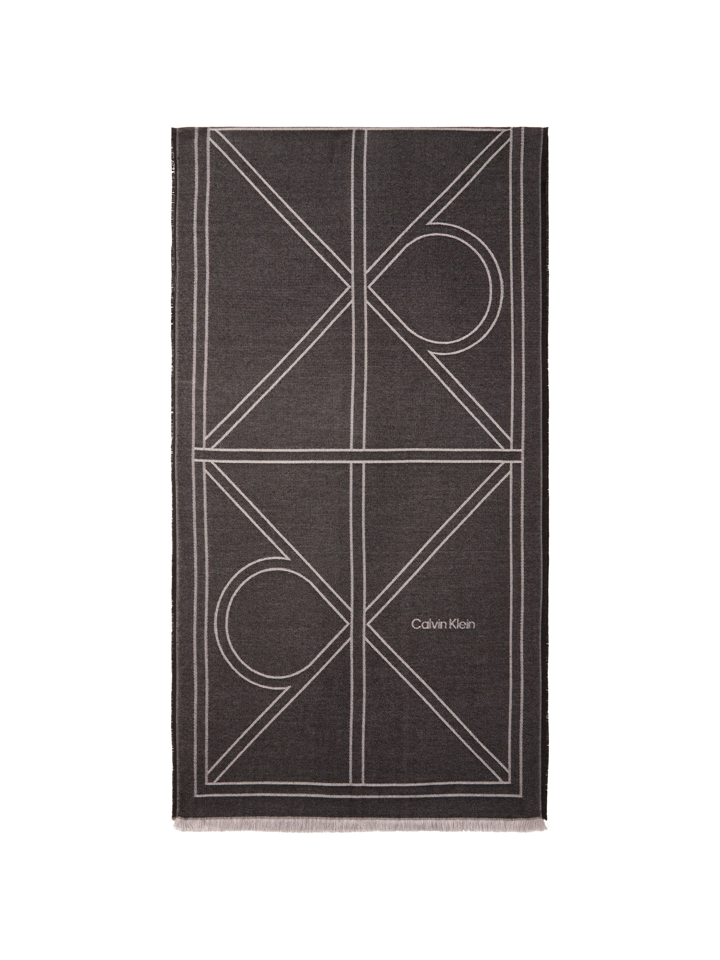 Calvin Klein, Damen, Modetuch regular fit, Black, Black, Stylisches Modetuch von Calvin Klein