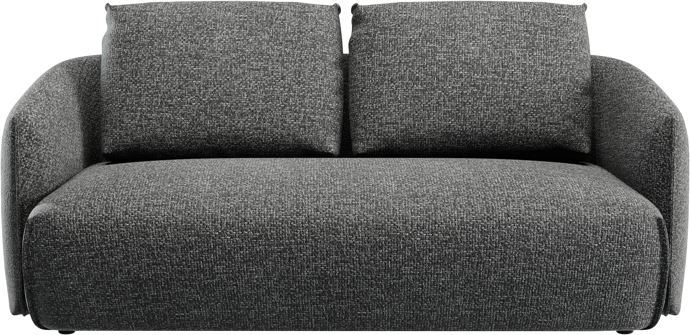 TRENDMANUFAKTUR 2-Sitzer »Shawn Designsofa mit elegant geschwungen Armlehnen, bequem« organischer Form, mit hochwertigem Bezug