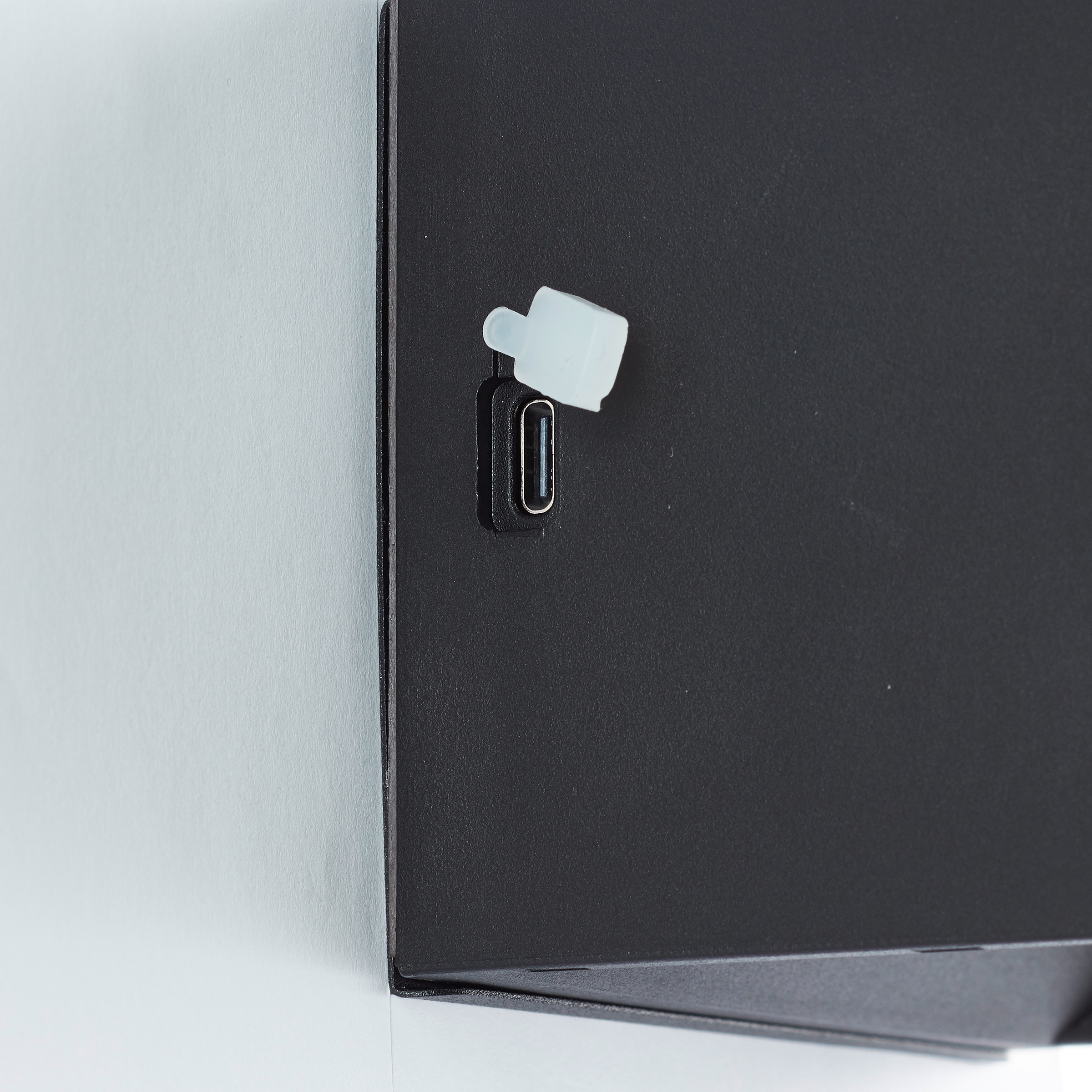 my home LED Außen-Wandleuchte »Marten - Akkuleuchte inkl. Magnetplatte« 1 Stk. Warmweiß Akku, 4 W, 300 lm, 3000 K, USB, schwarz, mobile Außenlampe, Wandlampe