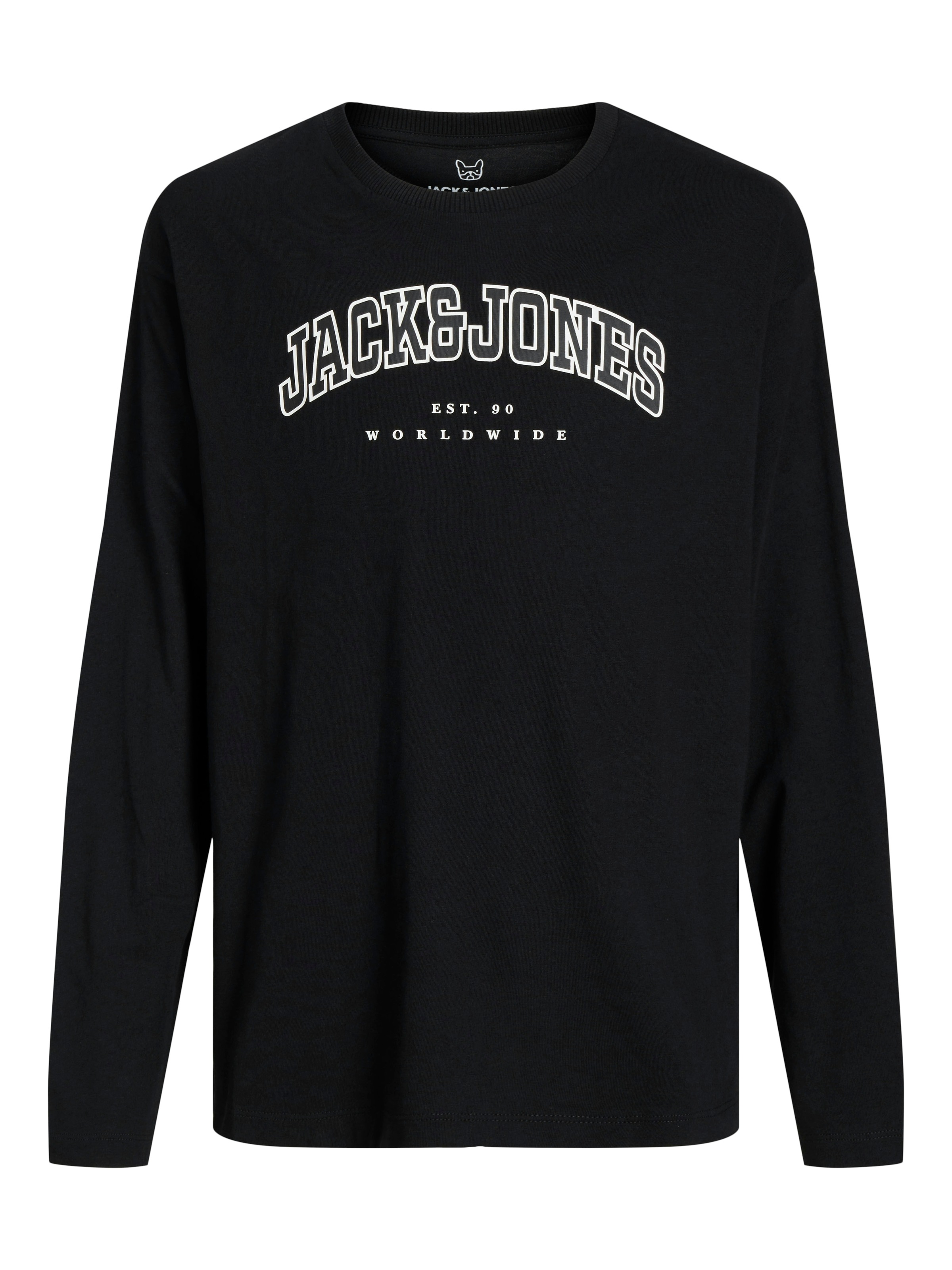 Jack & Jones Junior Rundhalsshirt »JJECALEB VARSITY TEE LS O-NECK SN JNR«