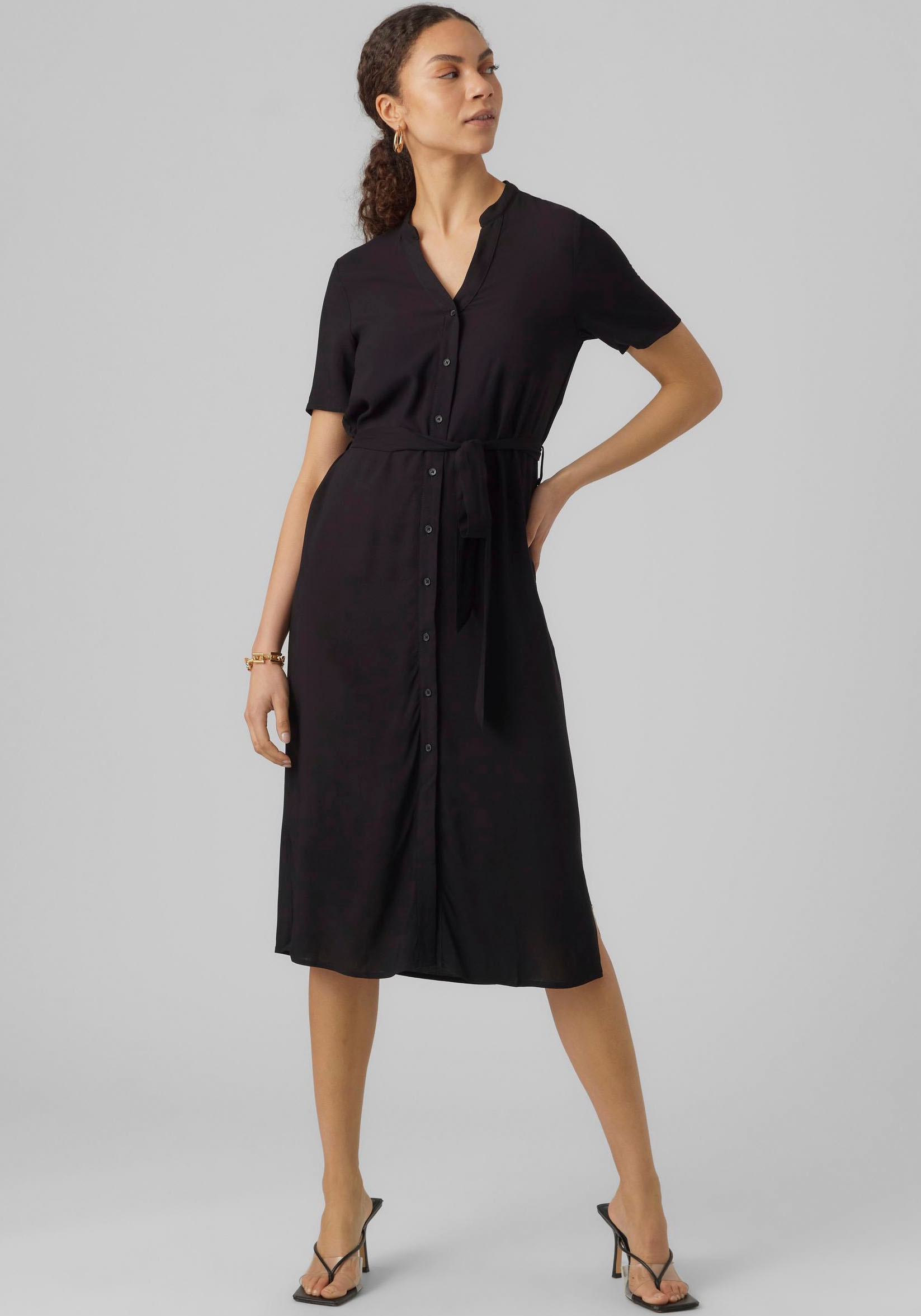 Vero Moda Sommerkleid »VMVICA S/S SHIRT DRESS GA WVN NOOS« bei ♕