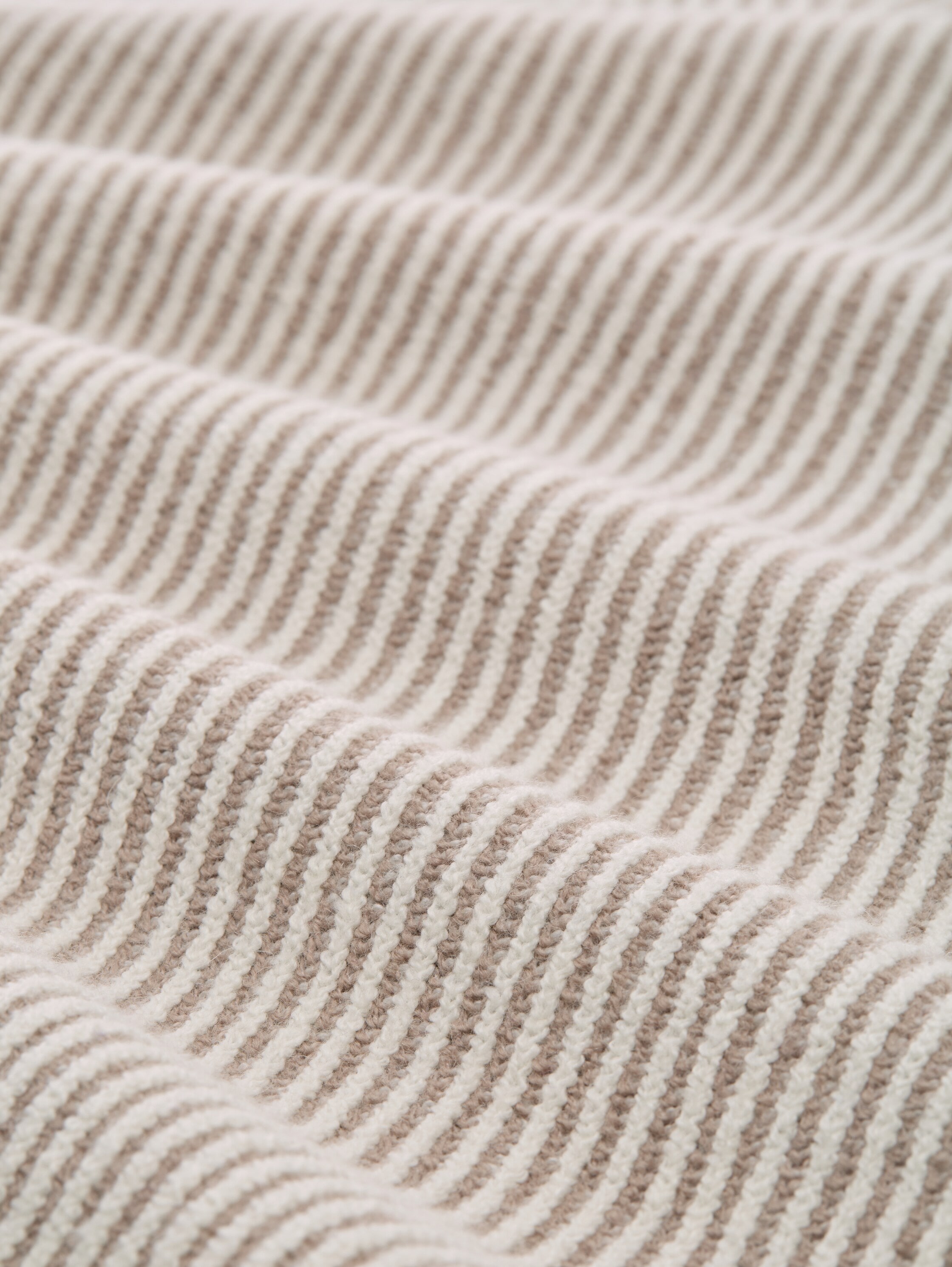 TOM TAILOR Strickpullover, mit Rippstruktur