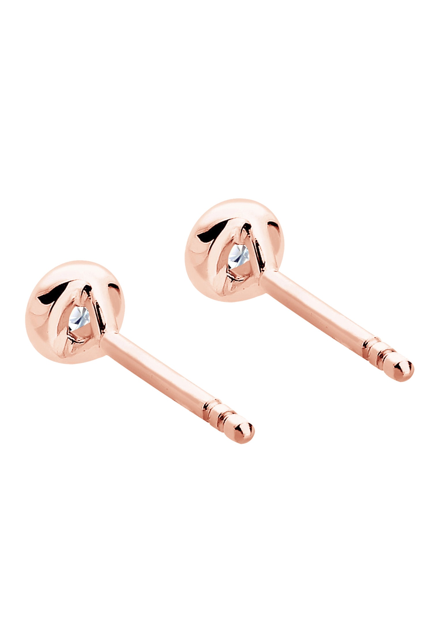 Elli DIAMONDS Paar Ohrstecker »Ohrringe Ohrstecker Diamant Diamant Weiß Brillantschliff (0.06 ct) 925 Sterling Silber«