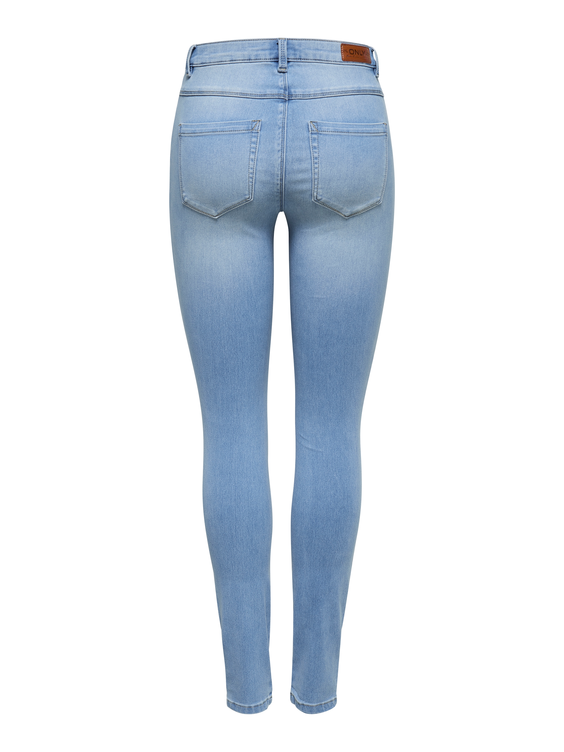 ONLY High-waist-Jeans »ONLROYAL – Skinny-Jeans mit hoher Taille und Abriebeffekt« skinny fit, casual, Denim, Baumwollmischung, Eingrifftaschen