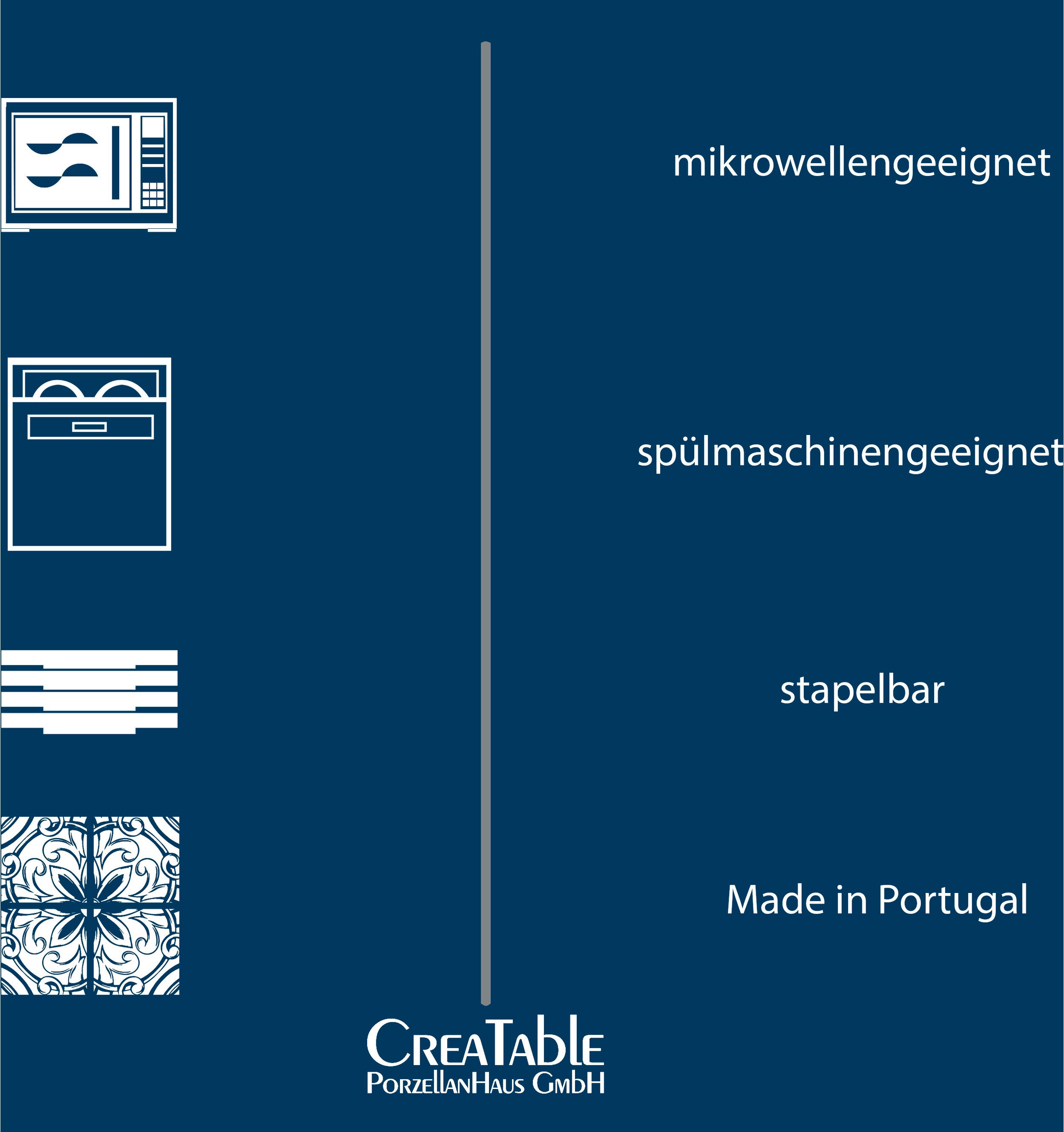 CreaTable Speiseteller »Futuro« Teller Set für 4 Personen, Ø 26 cm, Steinzeug