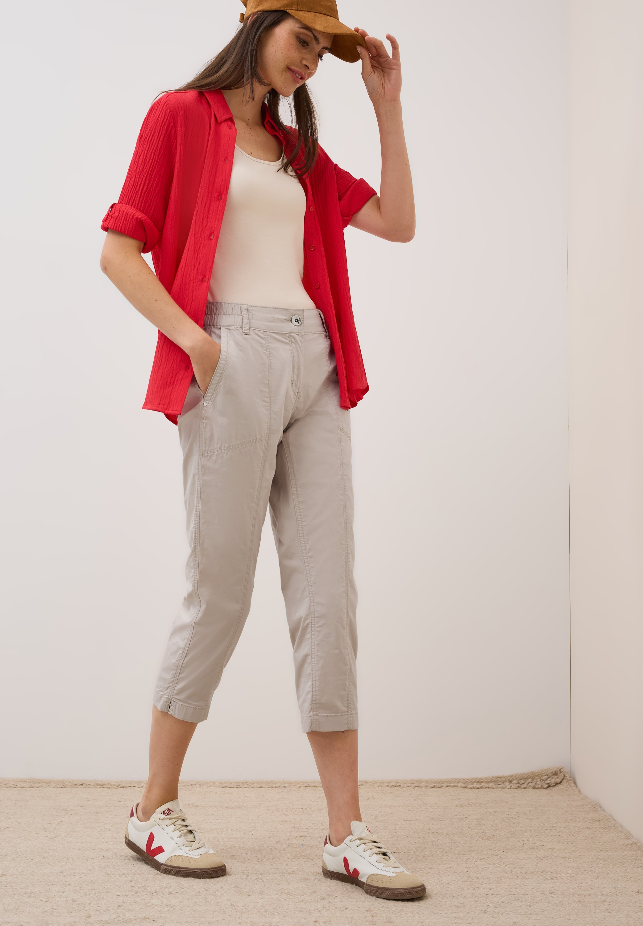 Cecil 3/4-Hose »Style NEW YORK«, mit Gummibund und Eingrifftaschen