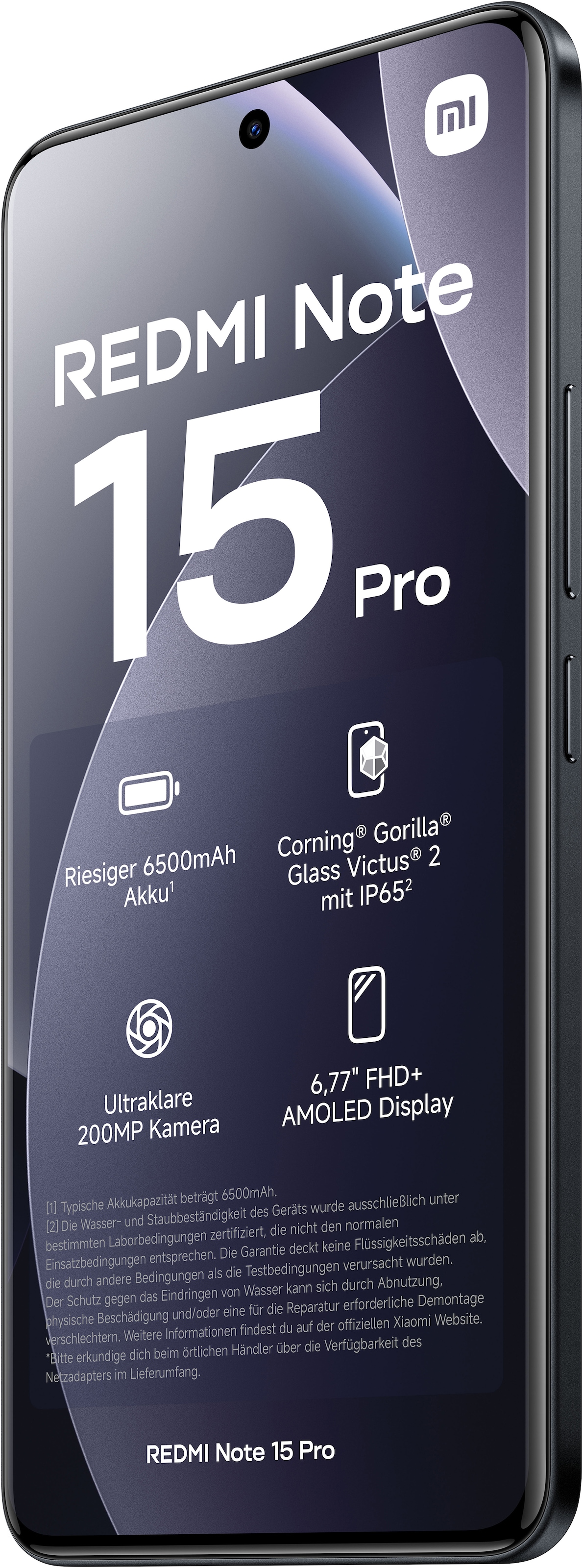 Xiaomi Smartphone »Redmi Note 15 Pro 8+256« Black