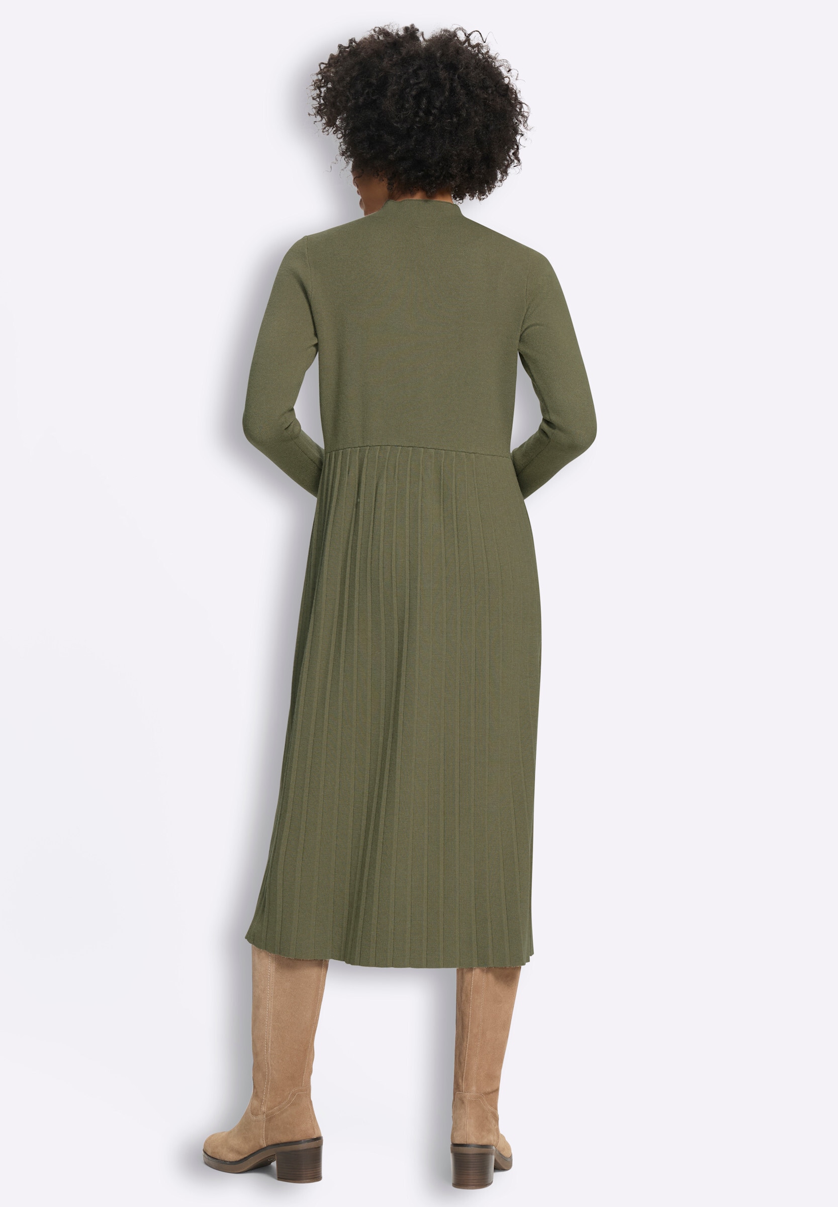 heine Strickkleid »Strickkleid Strickkleid in Melange-Optik« Ohne Taschen