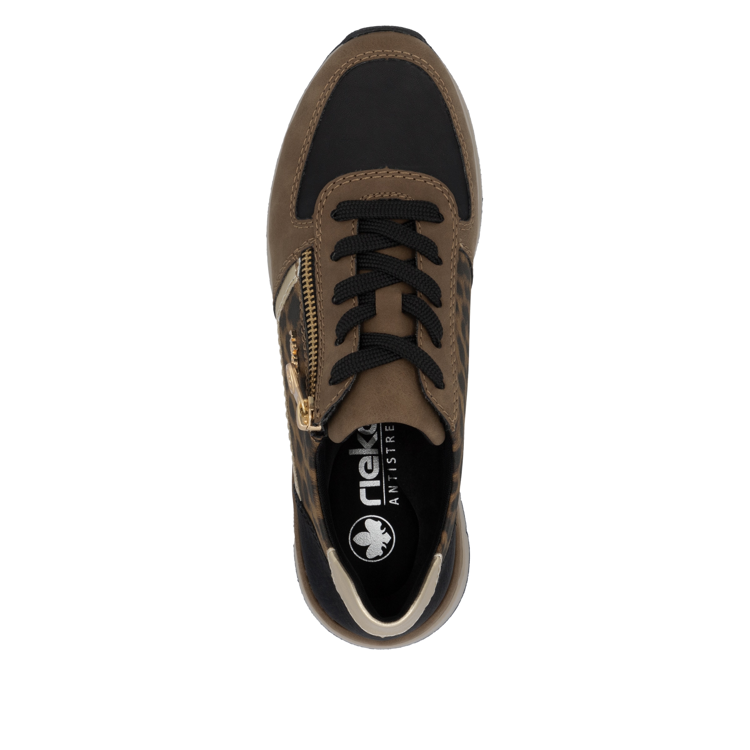 Rieker Sneaker, Freizeitschuh, Schnürschuh, Halbschuh mit modischen Akzenten