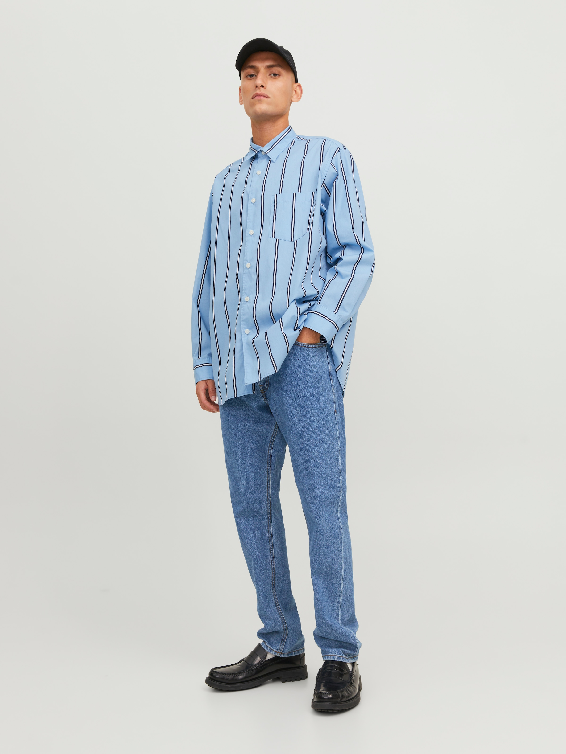 Jack & Jones Relax-fit-Jeans »JJICHRIS JJORIGINAL SQ 735 LN«