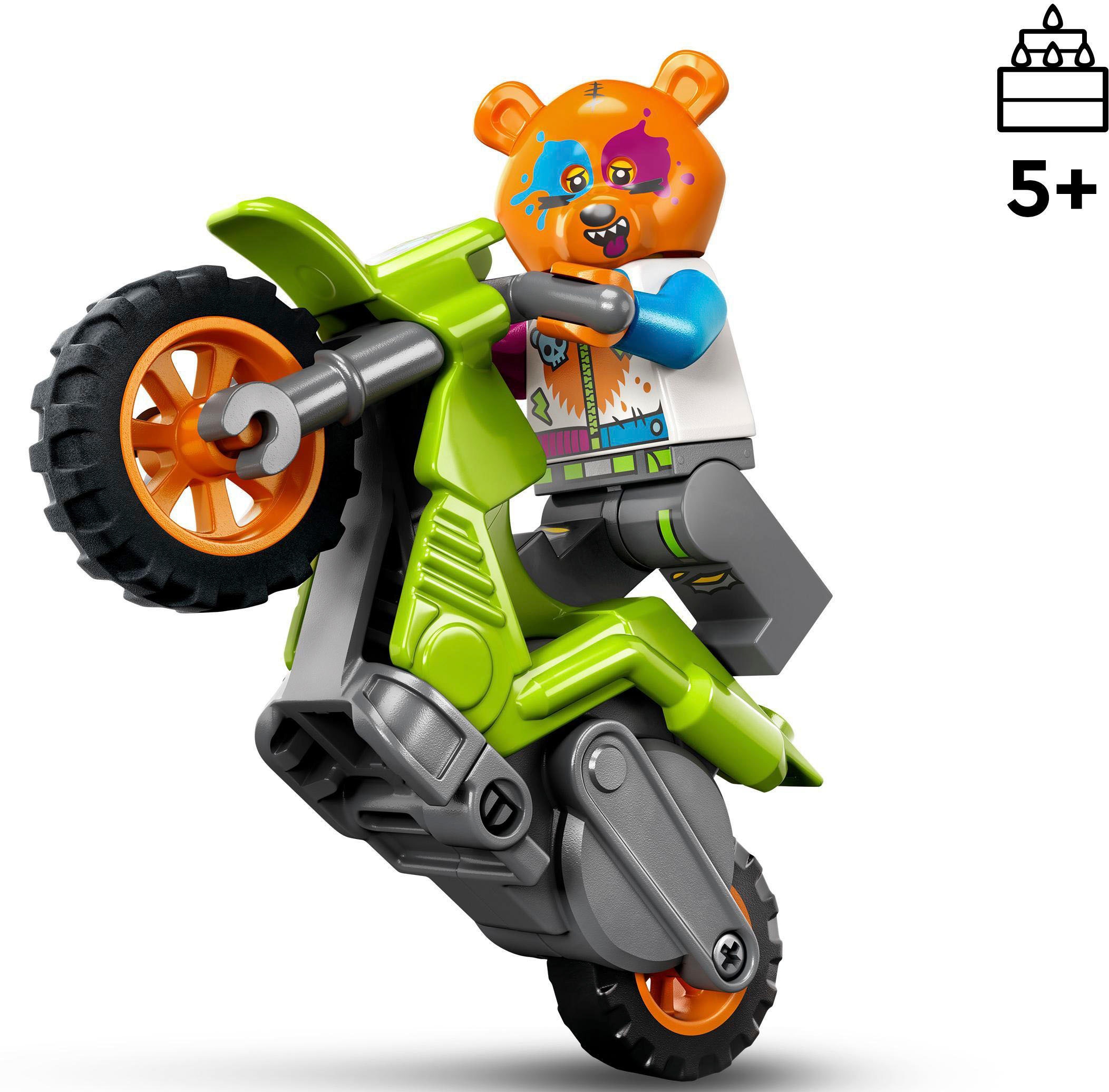 LEGO® Konstruktionsspielsteine »Bären-Stuntbike (60356), LEGO® City«, (10 St.), Made in Europe
