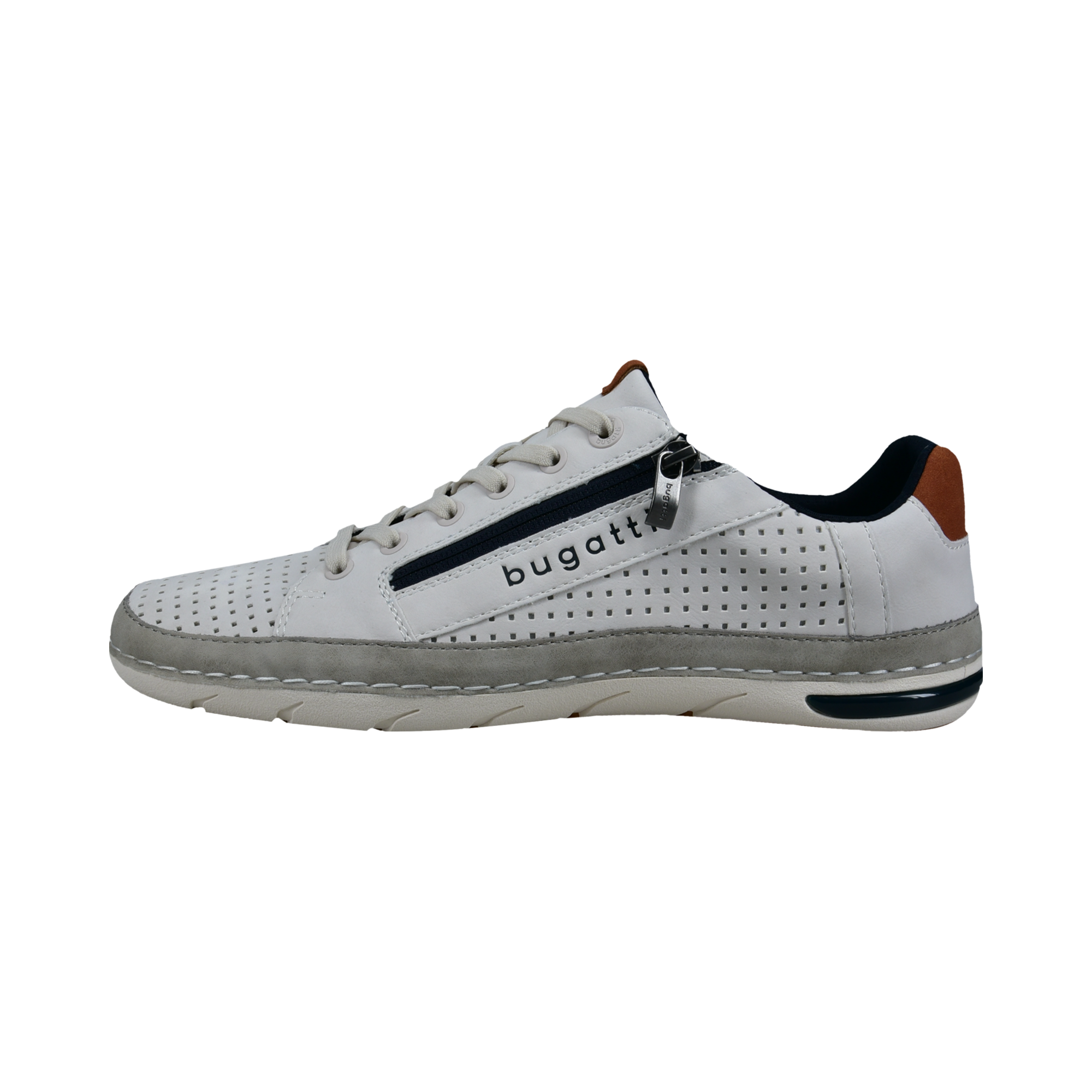 bugatti Sneaker  Halbschuh, Freizeitschuh mit praktischem Reißverschluss