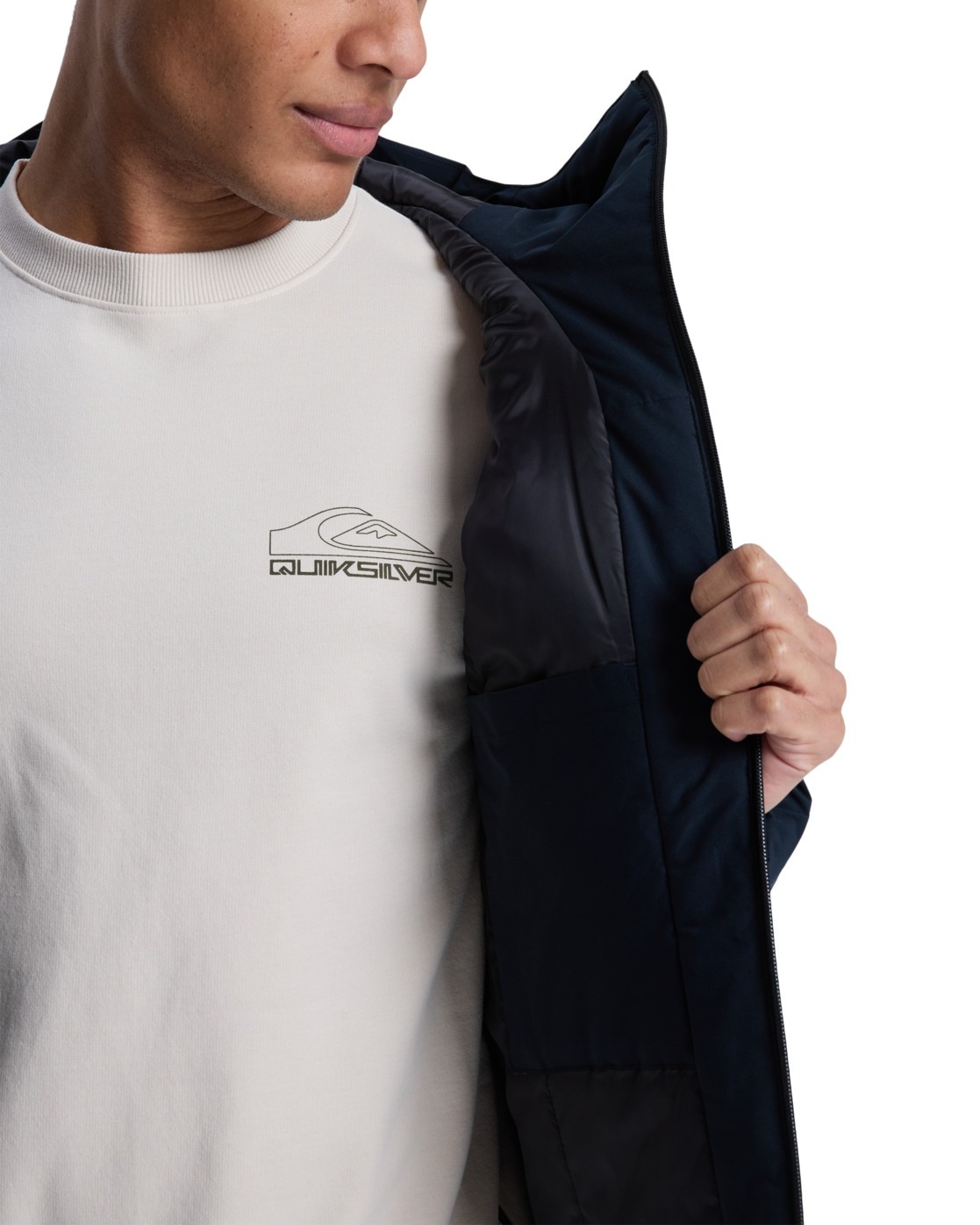 Quiksilver Regenjacke »Overcast 3K Insulated« mitKapuze