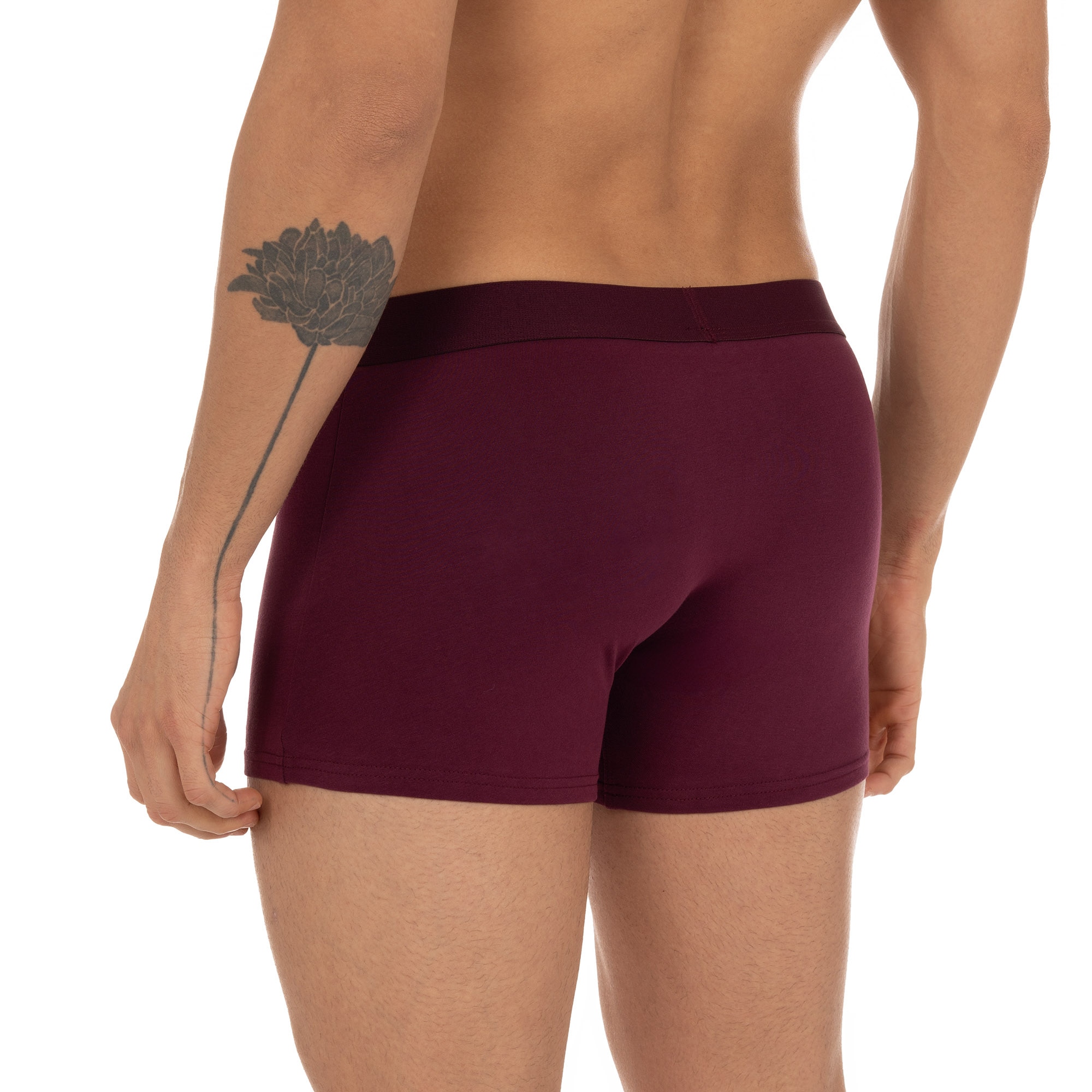 Bruno Banani Boxershorts »FLOWING« 2er Pack,  mit kontrastfarbenem Bündchen