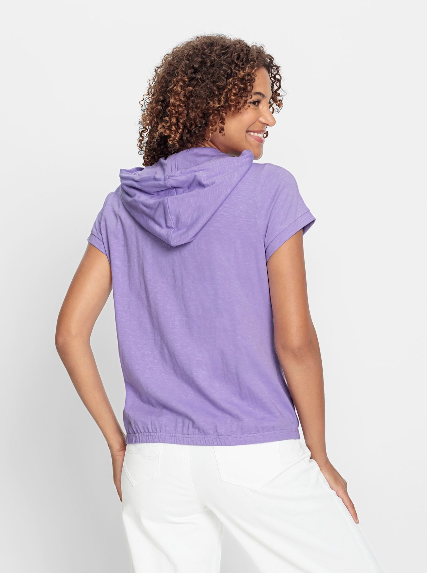 Casual Looks Shirtjacke »Sweatjacke«, (1 tlg.)