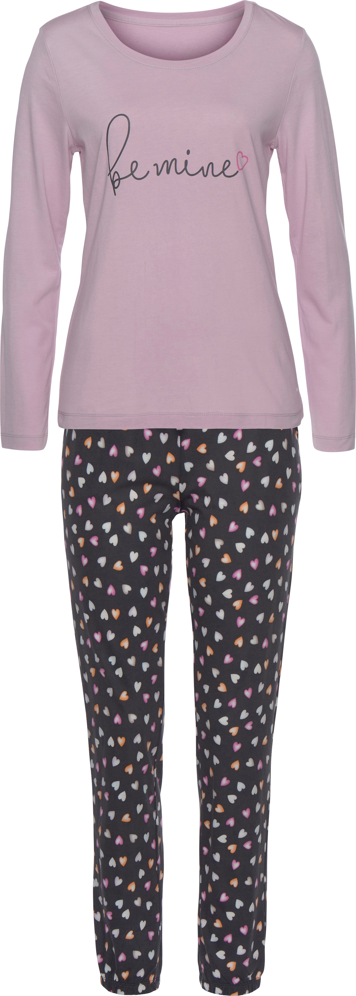 Vivance Dreams Pyjama, (Set, 2 tlg.), mit Herzchenprint online bestellen |  UNIVERSAL