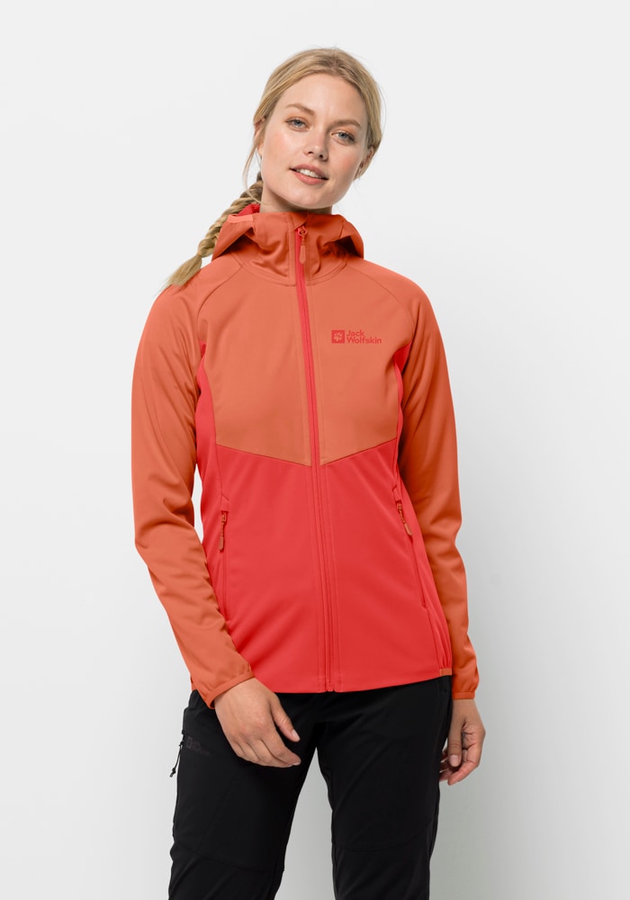 Softshelljacke »GO HIKE SOFTSHELL W«, mit Kapuze