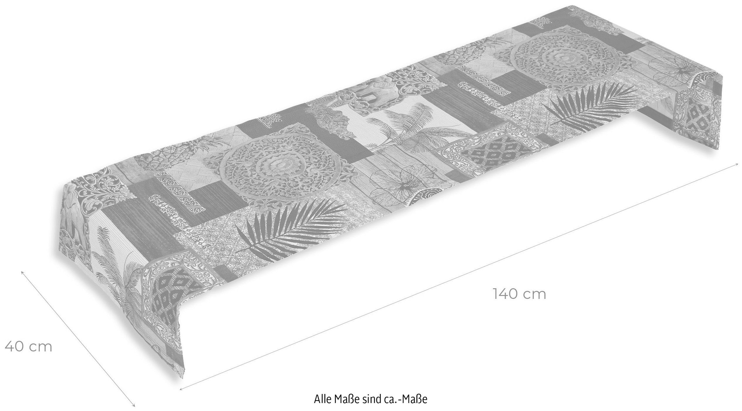 GO-DE Tischläufer »Lara«, BxL: 40x140 cm