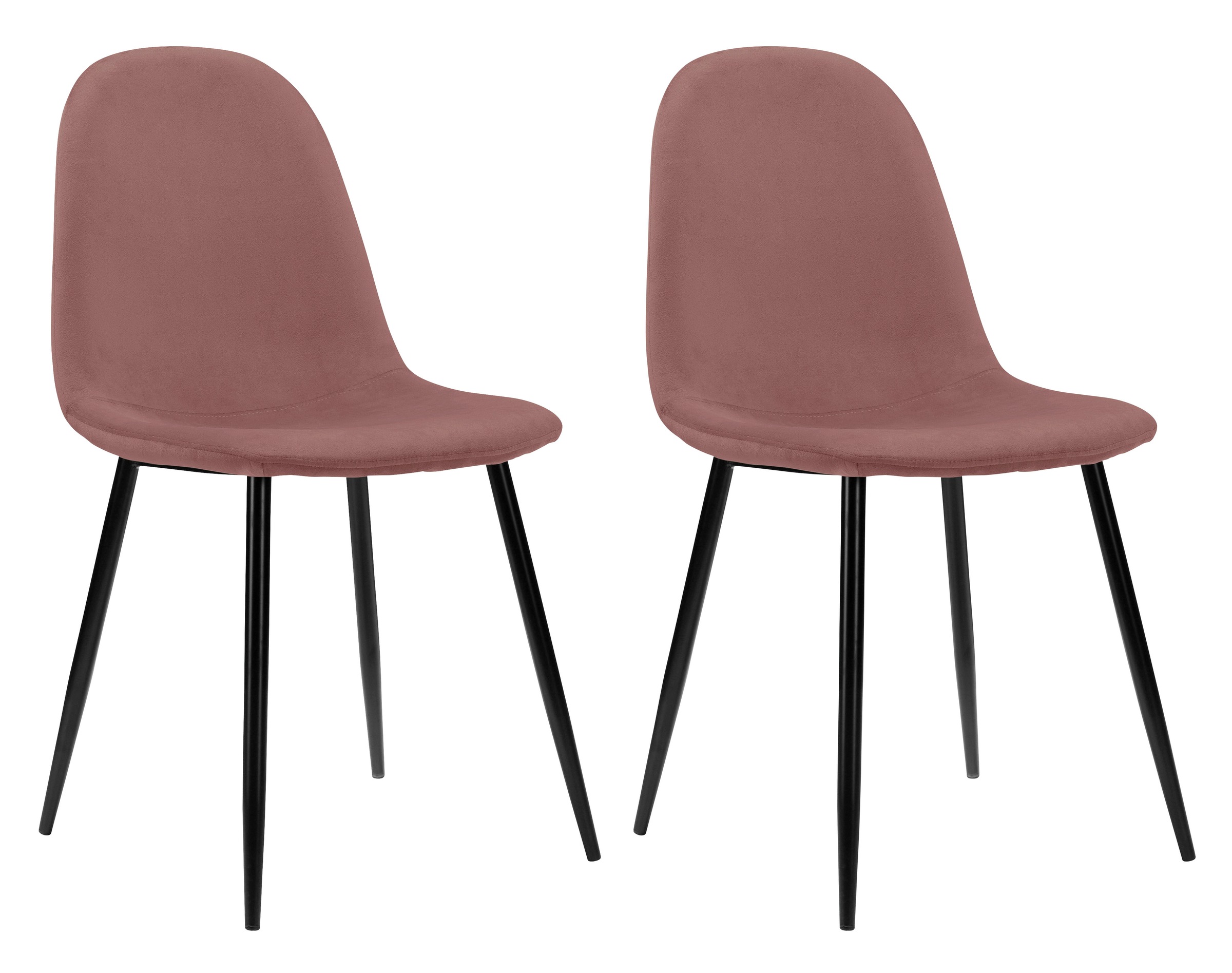 Leonique Esszimmerstuhl »Eadwine, TOPSELLER! Stuhl, Küchenstuhl, 4-Fuß Stuhl«, (Set), 4 St., Samtvelours, Polsterstuhl mit Metallgestell, im 1er. 2er und 4er Set erhältlich