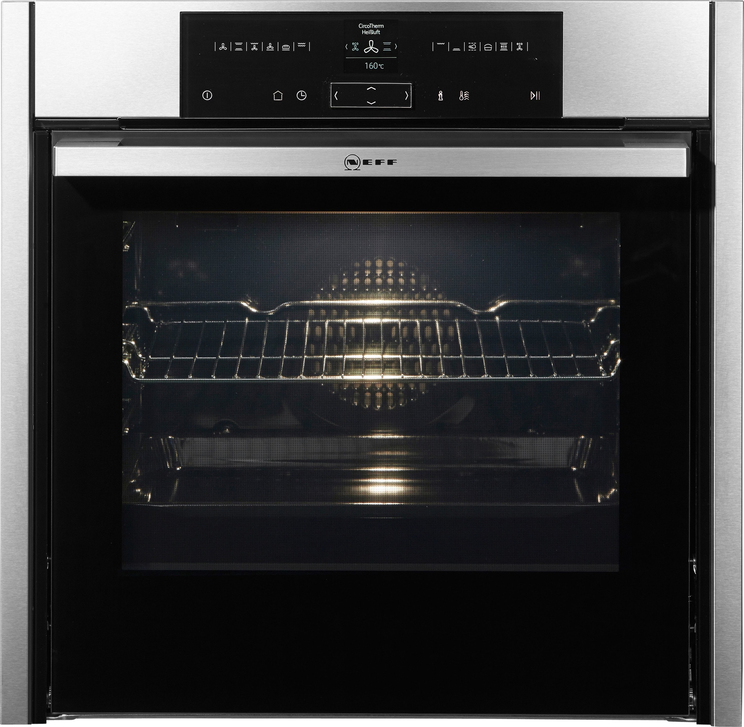 NEFF Pyrolyse Backofen N 70 »B55CR22N0«, mit Teleskopauszug nachrüstbar, Pyrolyse-Selbstreinigung, mit Slide&Hide®