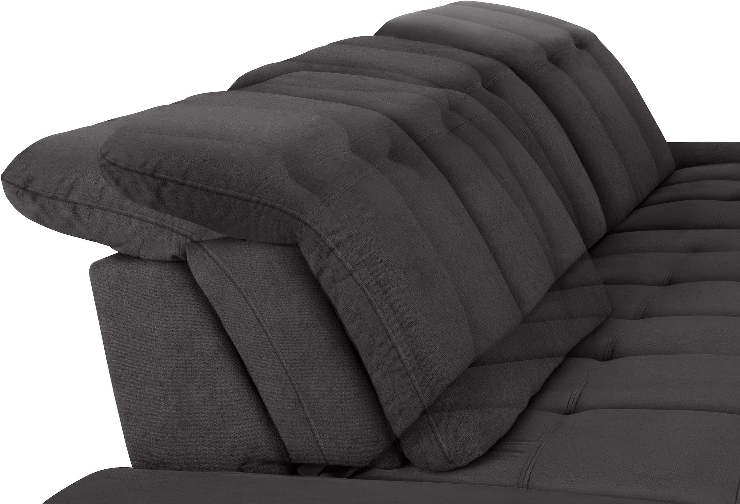 COTTA Ecksofa »Holiday L-Form mit Sitztiefen-, Armteil- und Kopfteilverstellung« wahlweise mit Bettfunktion & Bettkasten